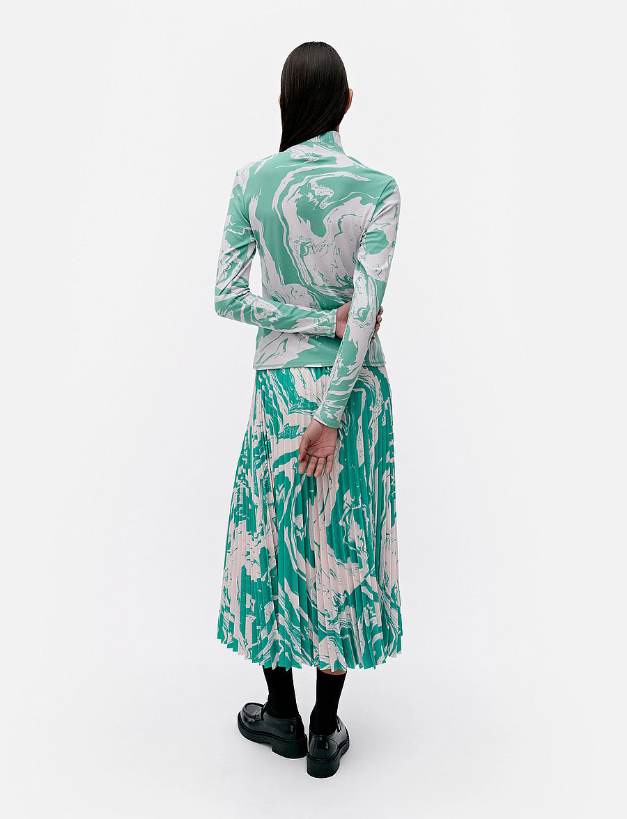 Marimekko - JÄKÄLÄ MARRAS - langärmlige tops - rose, mint green - 3