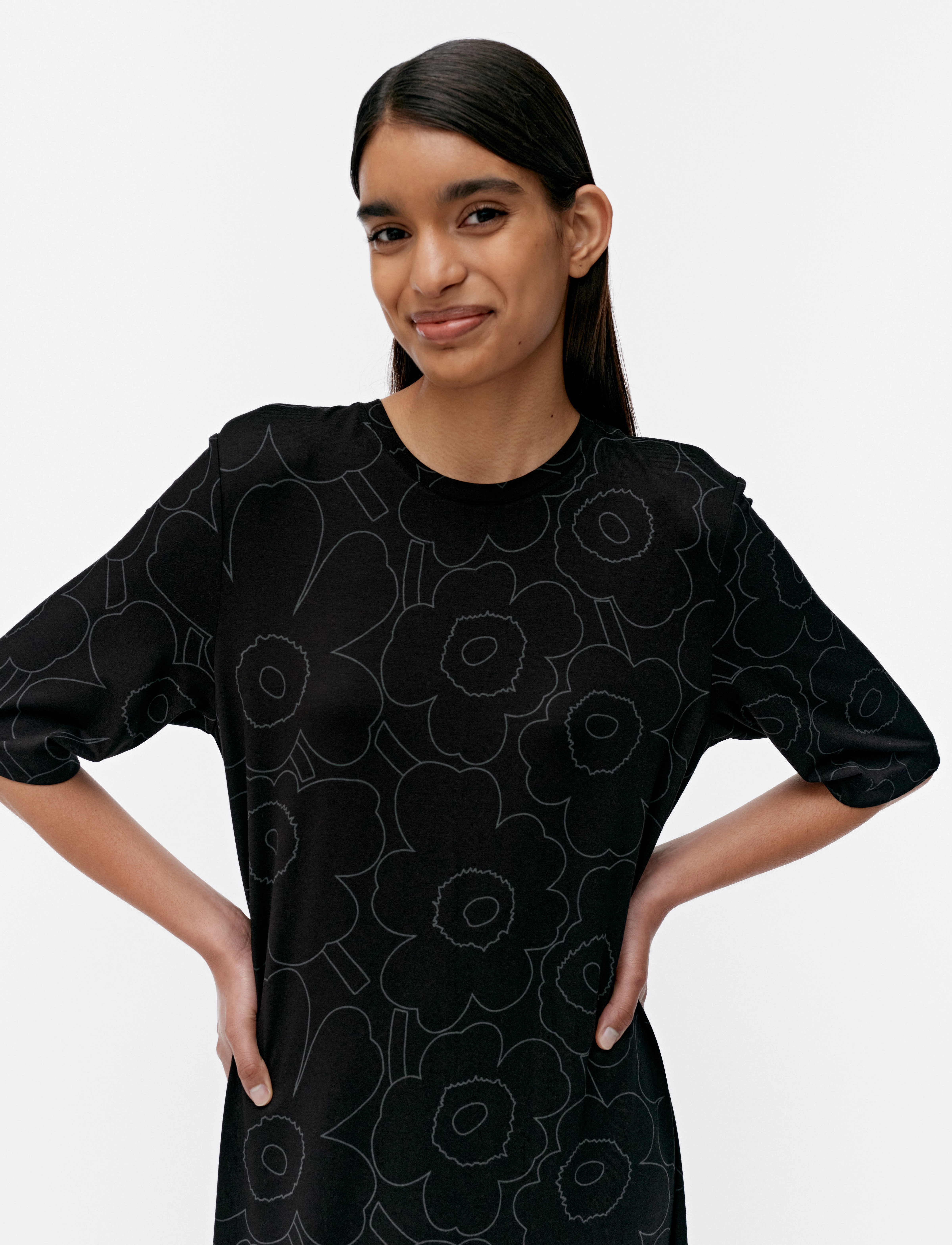 Marimekko - RENTO PIIRTO UNIKKO - black, dark grey - 4