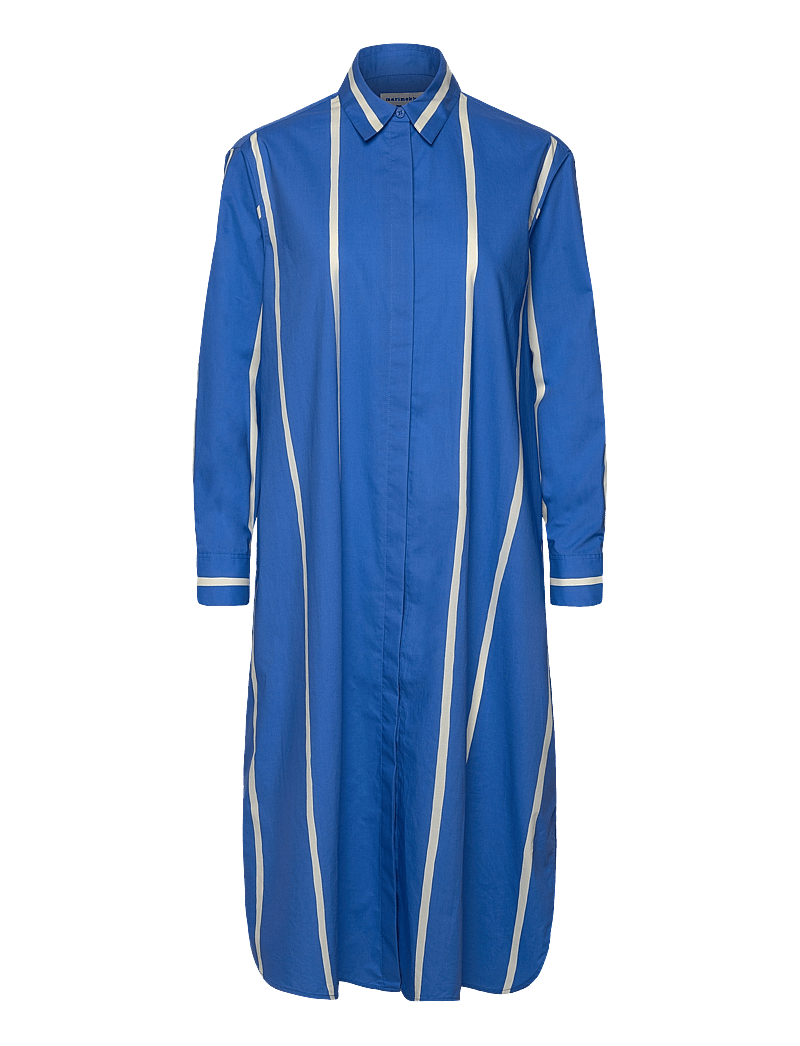 Marimekko - RUNOELMA PUHVELI - skjortekjoler - blue, light yellow - 1