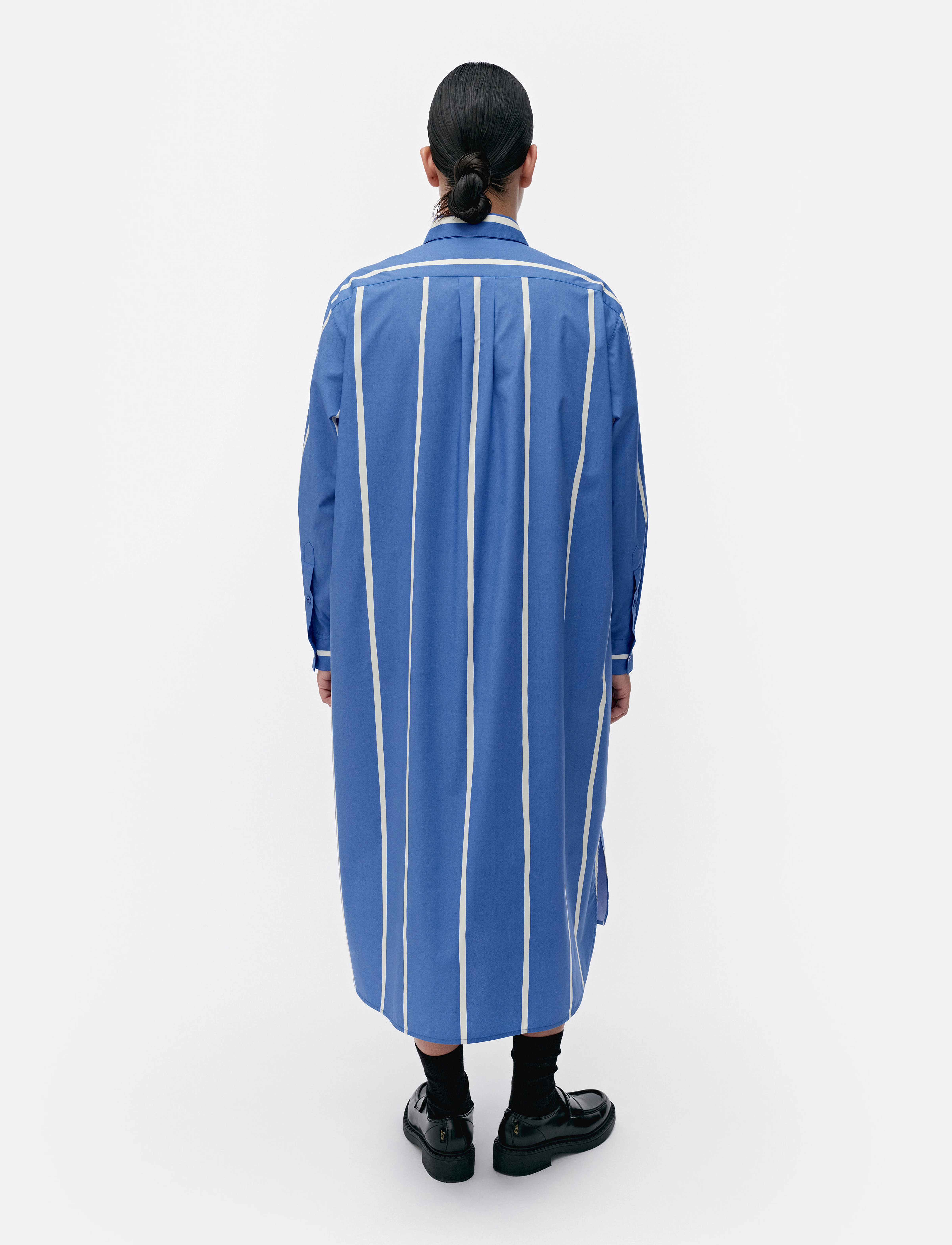 Marimekko - RUNOELMA PUHVELI - midikleider - blue, light yellow - 5