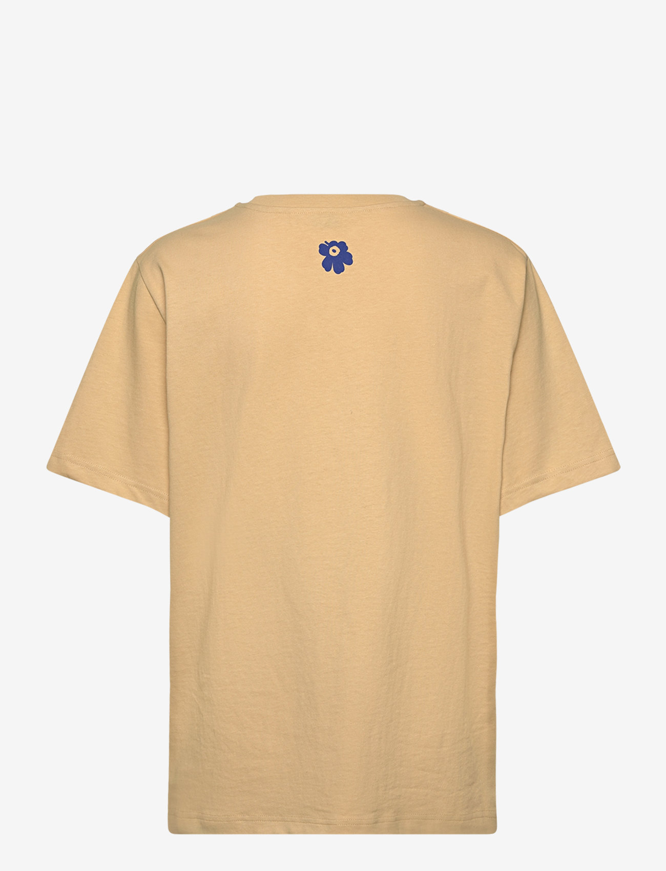 Marimekko - TREMOLO UNIKKO PLACEMENT - t-shirts - beige, dark blue - 2