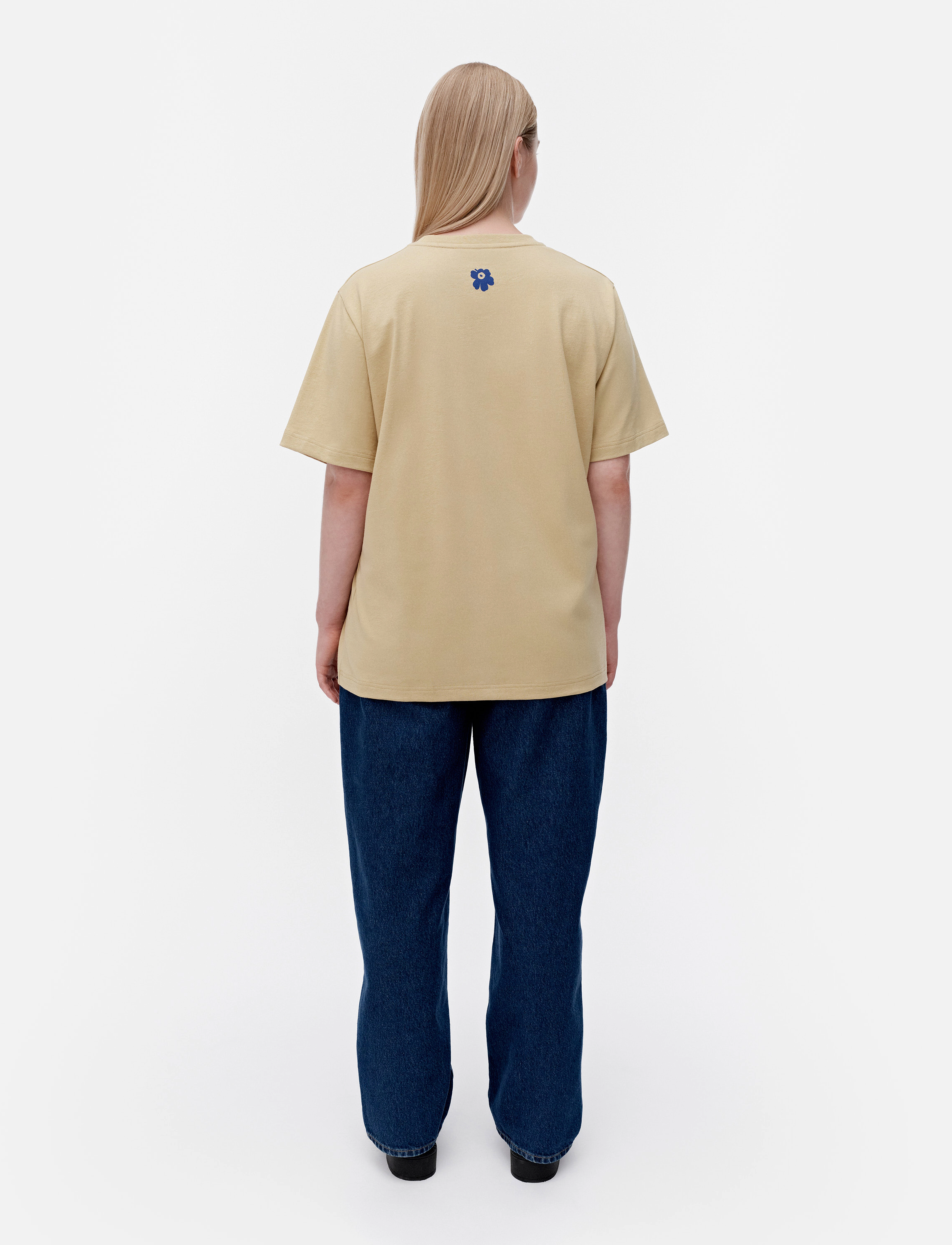 Marimekko - TREMOLO UNIKKO PLACEMENT - beige, dark blue - 3