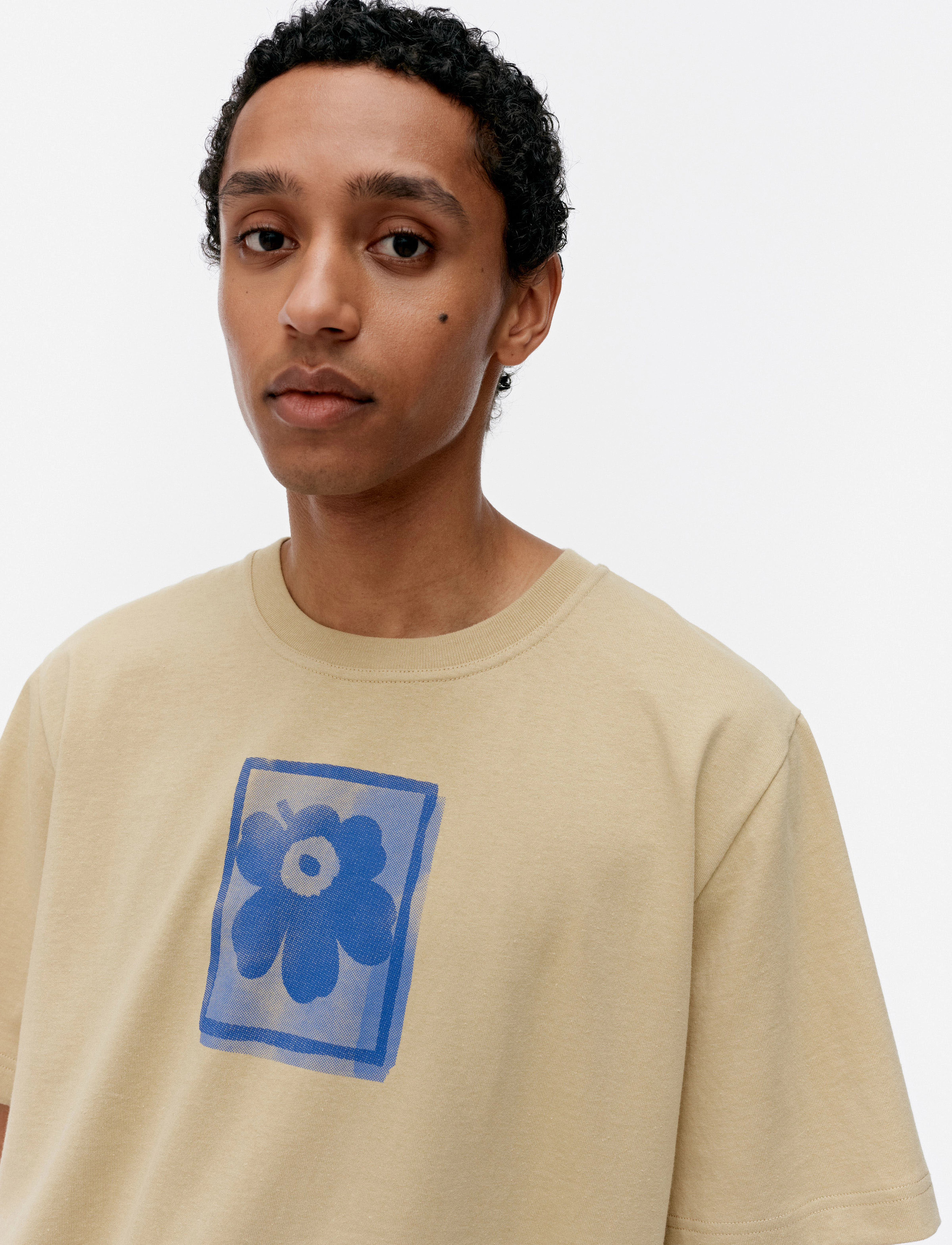 Marimekko - TREMOLO UNIKKO PLACEMENT - beige, dark blue - 5