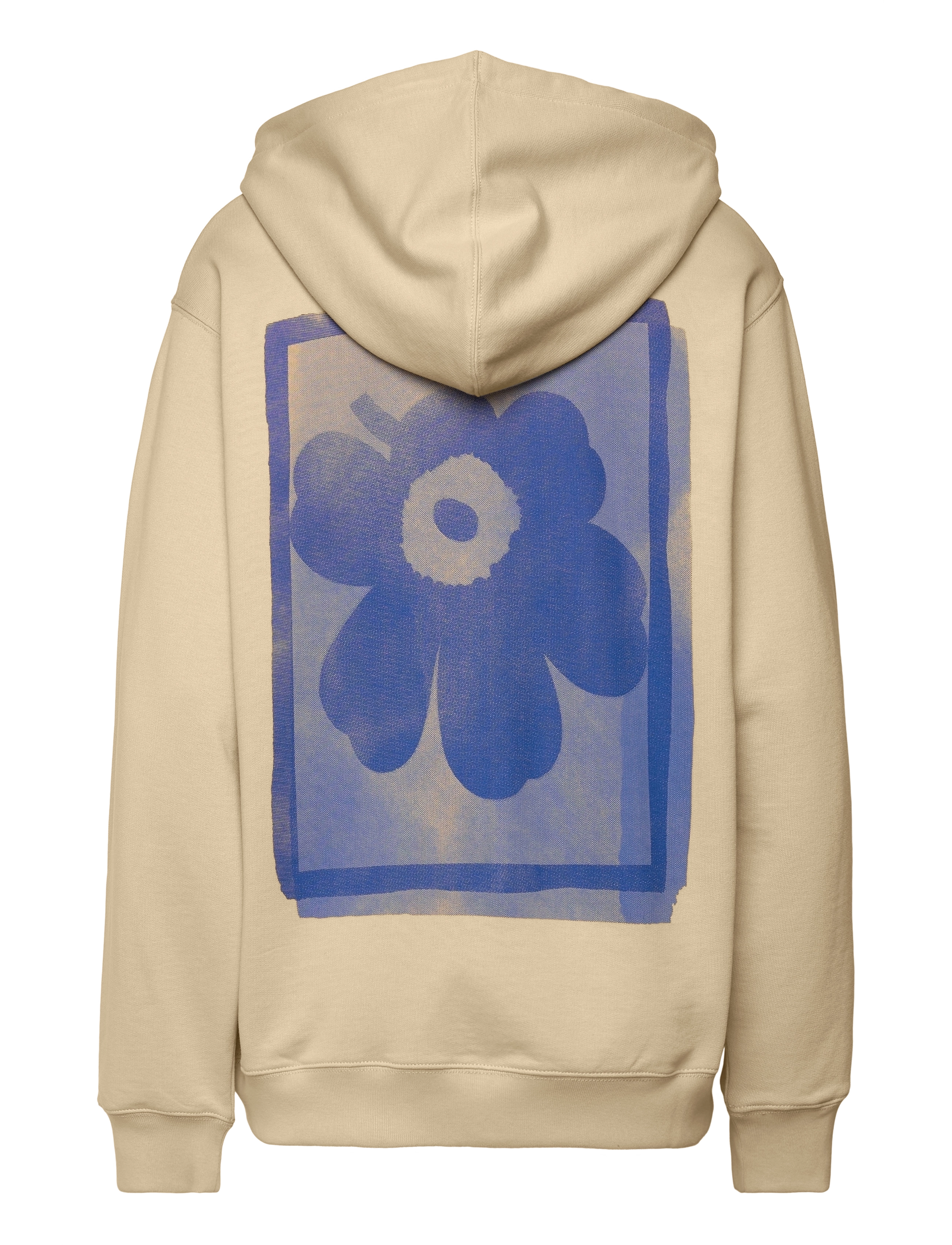 Marimekko - FRAKTAALI UNIKKO PLACEMENT - džemperi ar kapuci - beige, dark blue - 2
