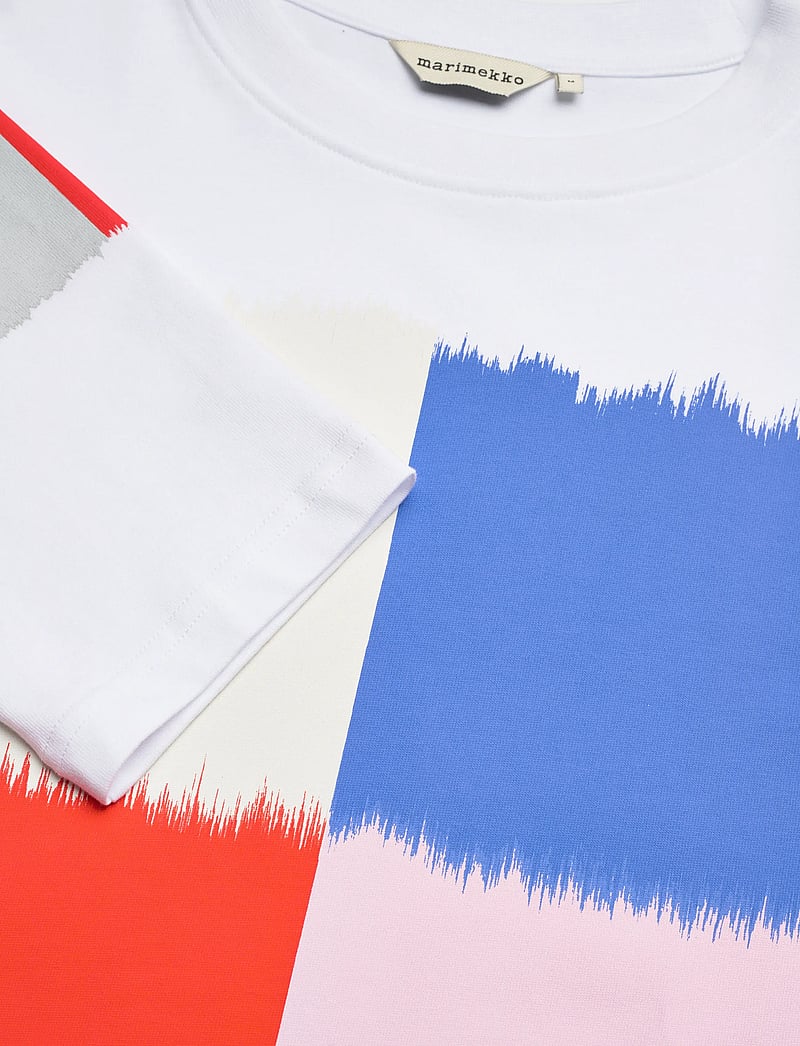 Marimekko - BIITTI OSTJAKKI PLACEMENT - långärmade toppar - white, red, blue - 2