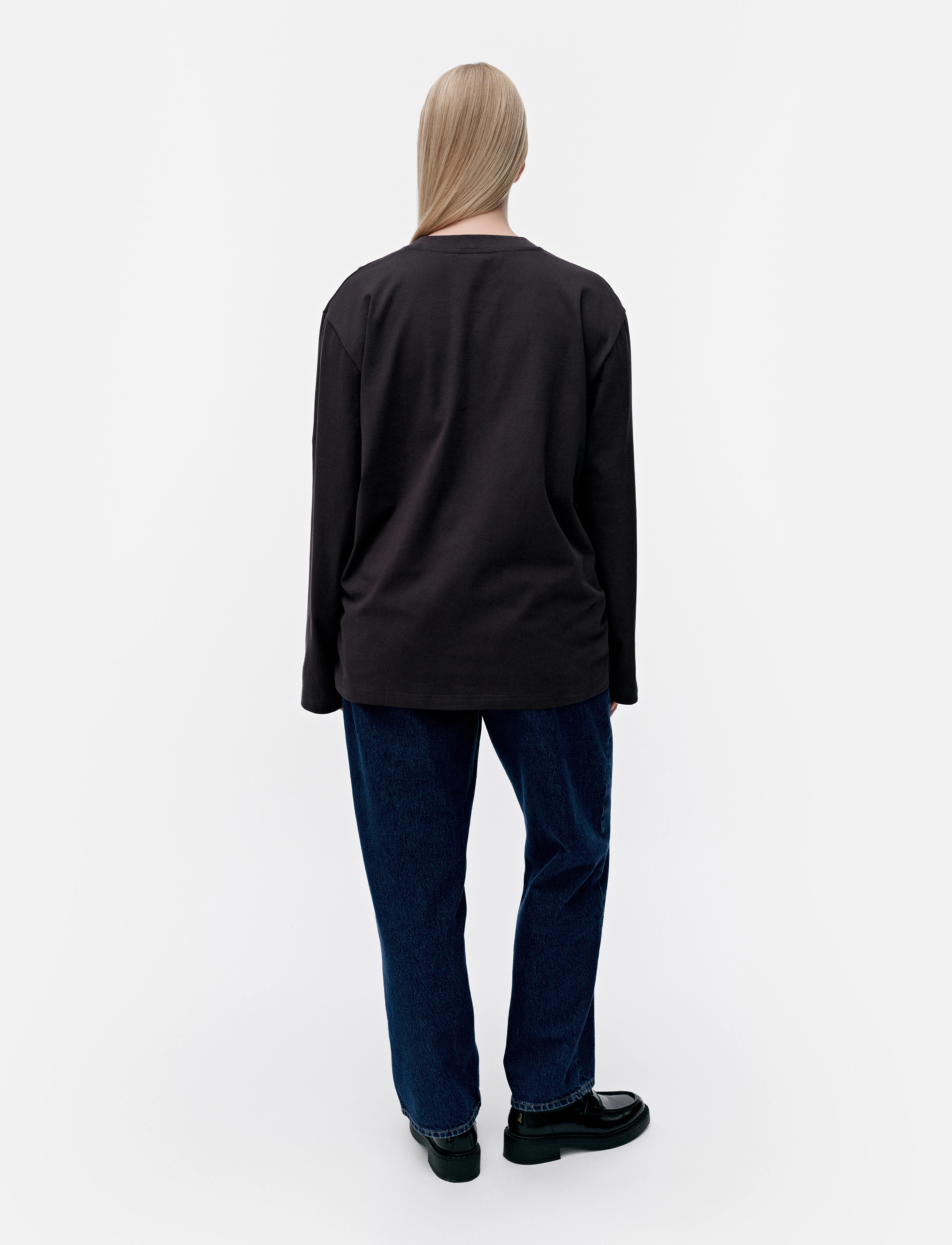 Marimekko - BIITTI LOGO PLACEMENT - dark grey, off white - 3