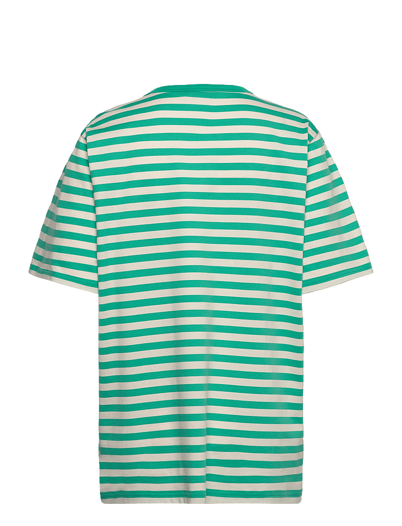 Marimekko - TASARAITA UNISEX UNIKKO SS - t-shirts - mint green, off white - 2