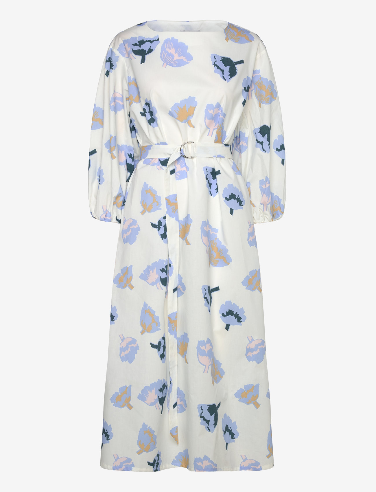 Marimekko - BLOMMA SUITSUKE - midi kjoler - light blue, off white, rose - 0