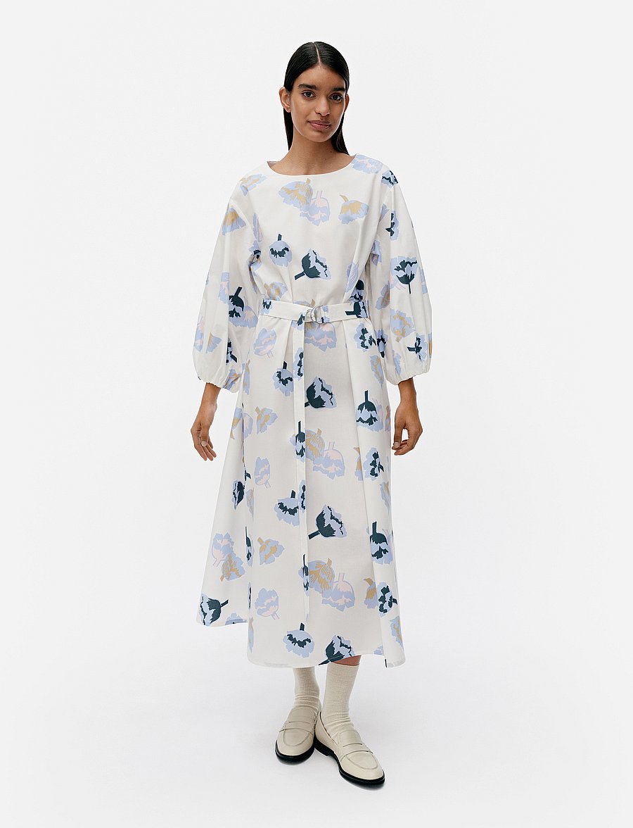 Marimekko - BLOMMA SUITSUKE - konfirmation - light blue, off white, rose - 0