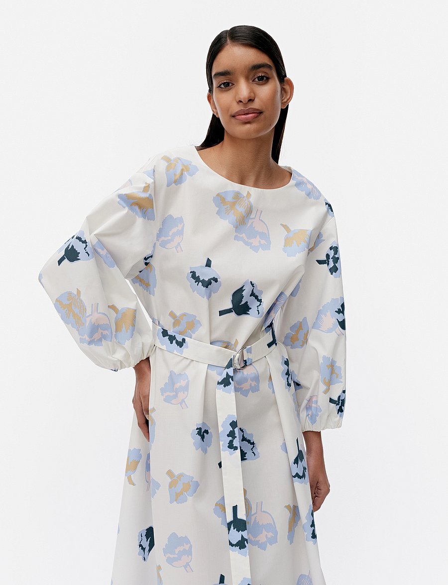 Marimekko - BLOMMA SUITSUKE - konfirmation - light blue, off white, rose - 5