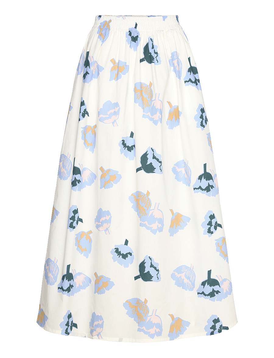 Marimekko - BUKLEE SUITSUKE - midi-röcke - light blue, off white, rose - 1