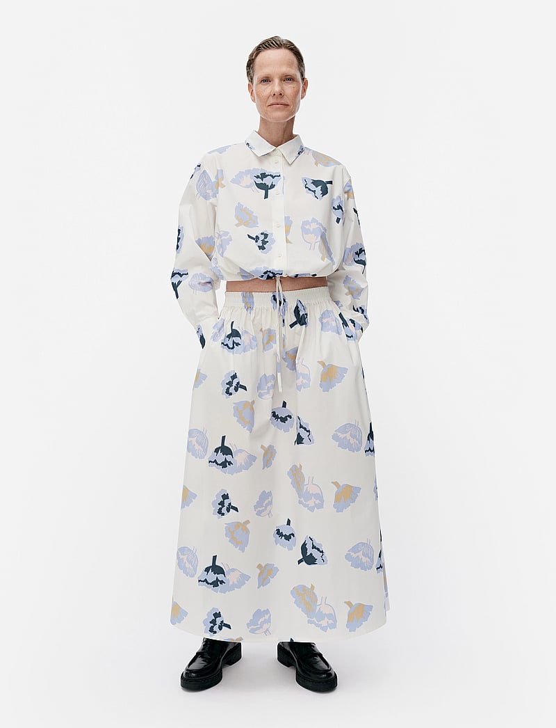Marimekko - BUKLEE SUITSUKE - midiseelikud - light blue, off white, rose - 0