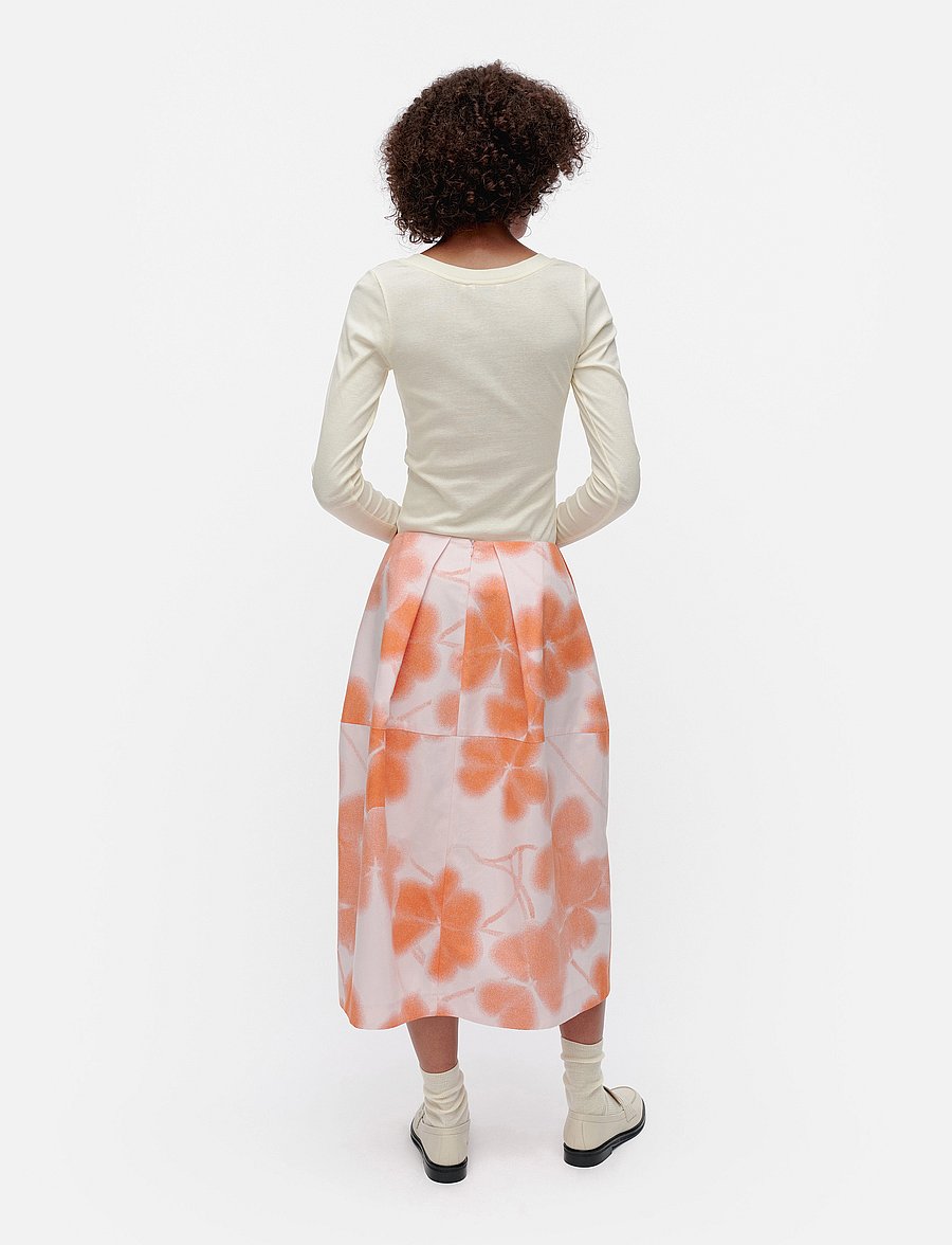Marimekko - LEHTO KETUNLEIPÄ - midi nederdele - rose, orange - 3