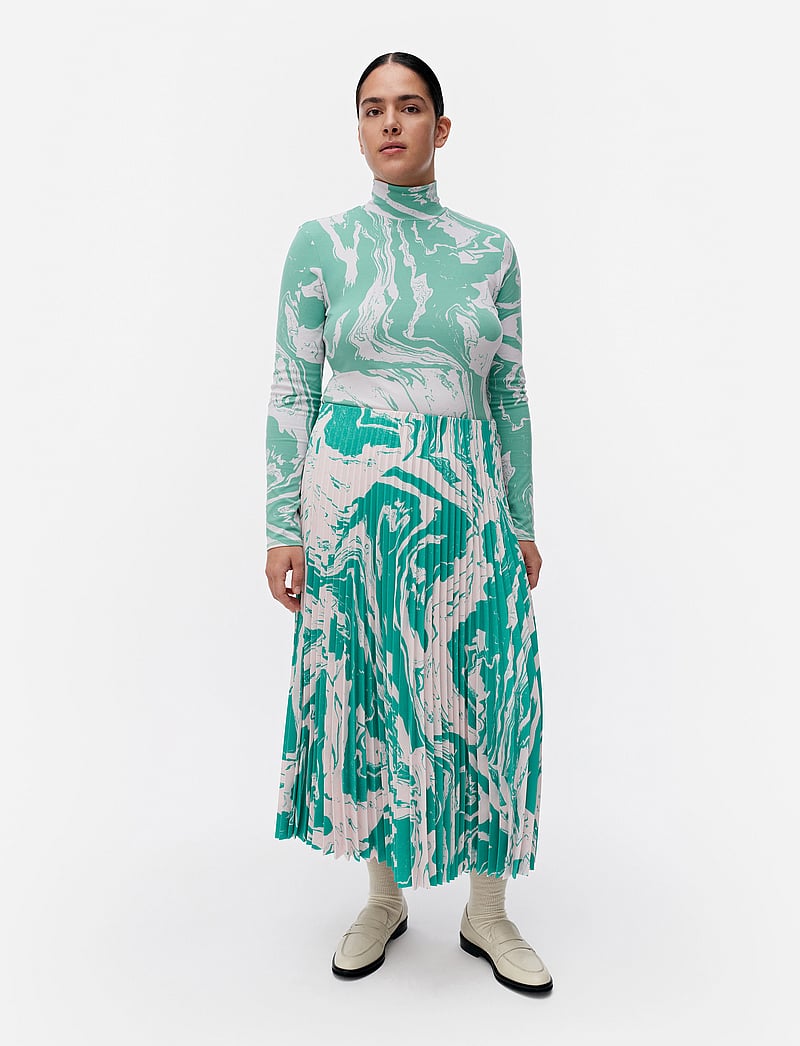 Marimekko - MYY MARRAS - faltenröcke - rose, mint green - 0
