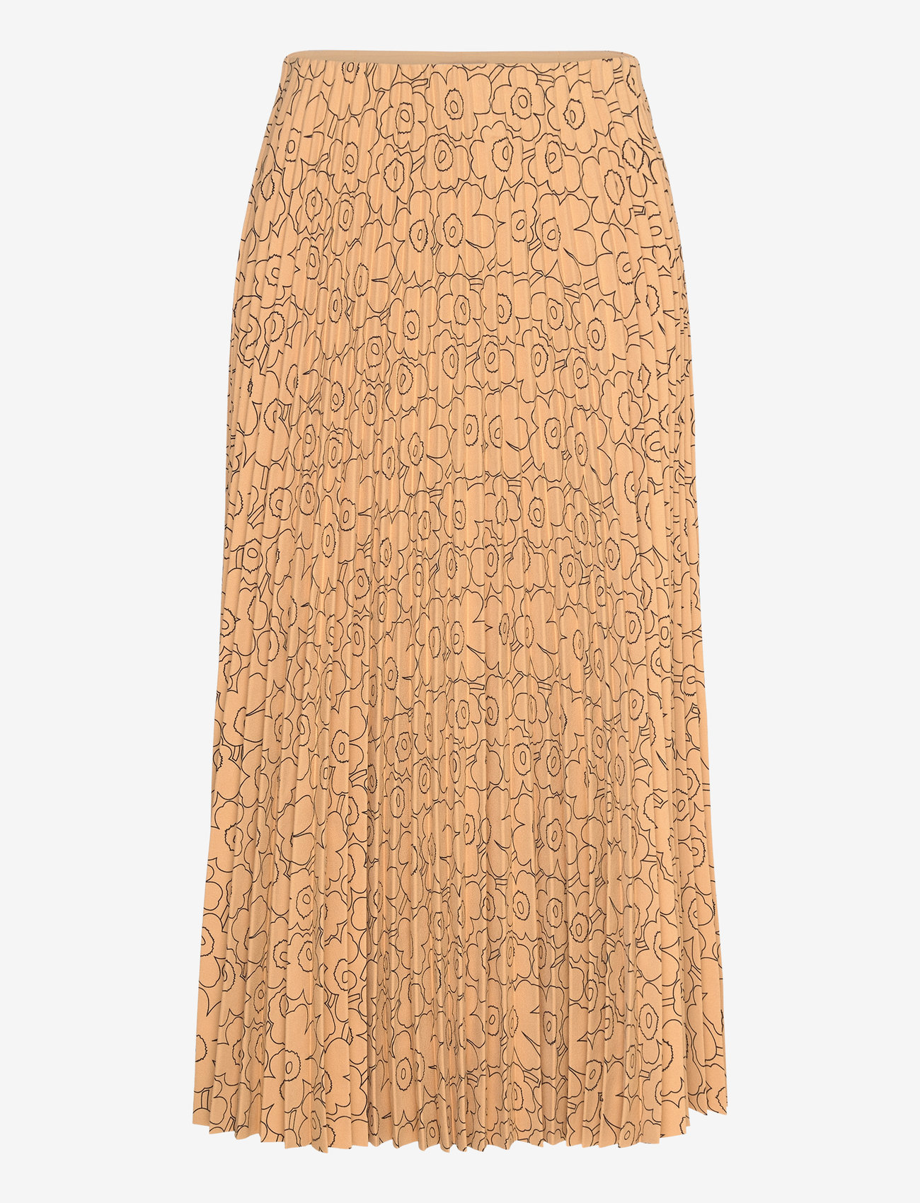 Marimekko - MYY PIIRTO UNIKKO - klostuoti sijonai - light brown, black - 1