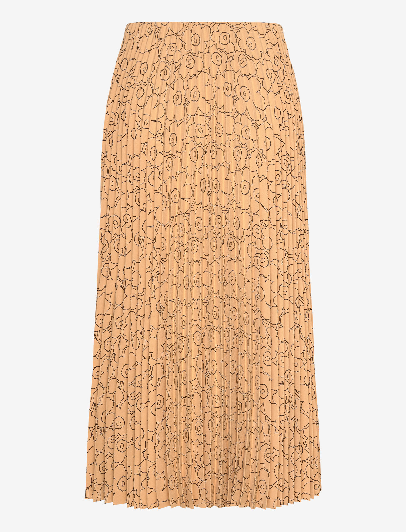 Marimekko - MYY PIIRTO UNIKKO - klostuoti sijonai - light brown, black - 2