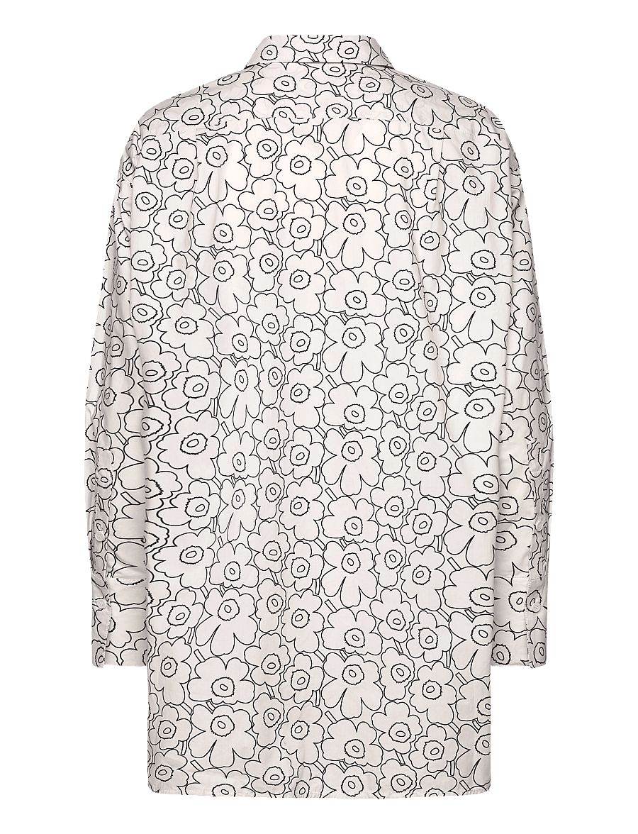 Marimekko - NILA PIIRTO UNIKKO - chemises à manches longues - white, black - 2