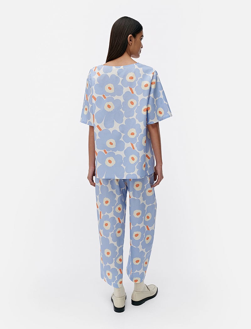 Marimekko - HARSO UNIKKO - t-shirty - light blue, orange, off white - 3