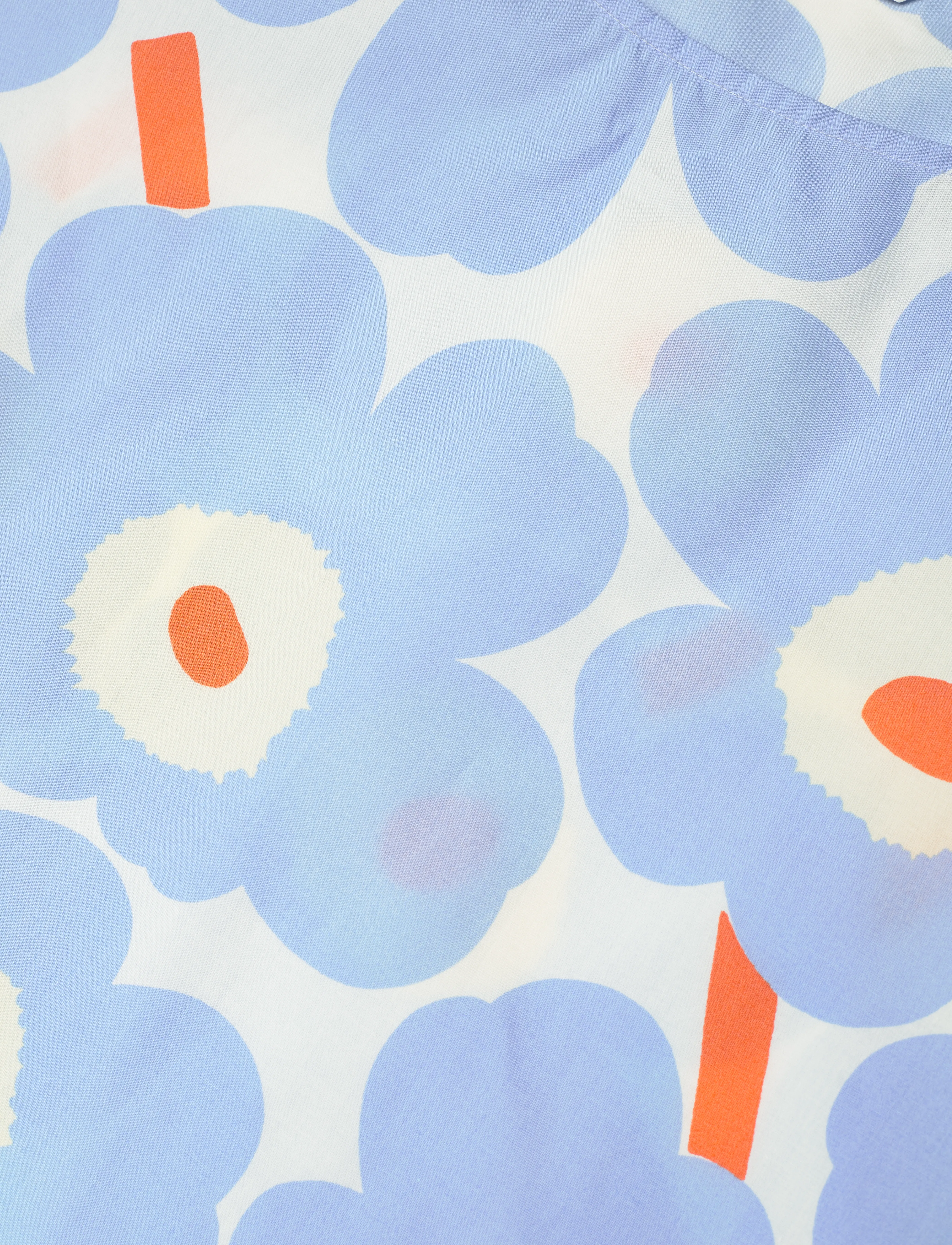 Marimekko - HARSO UNIKKO - t-paidat - light blue, orange, off white - 5