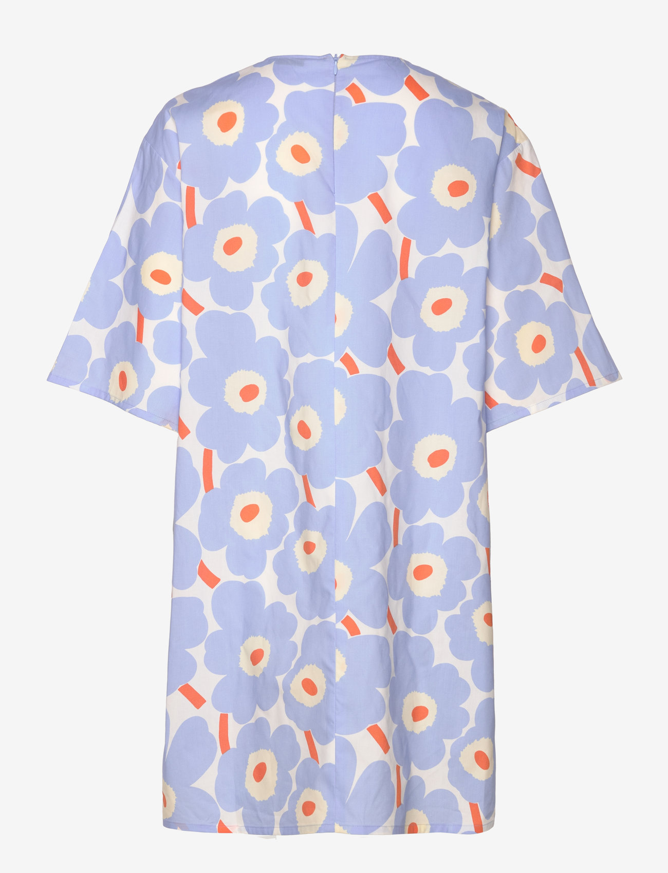 Marimekko - VOHVELI UNIKKO - sommerkleider - light blue, orange, off white - 2