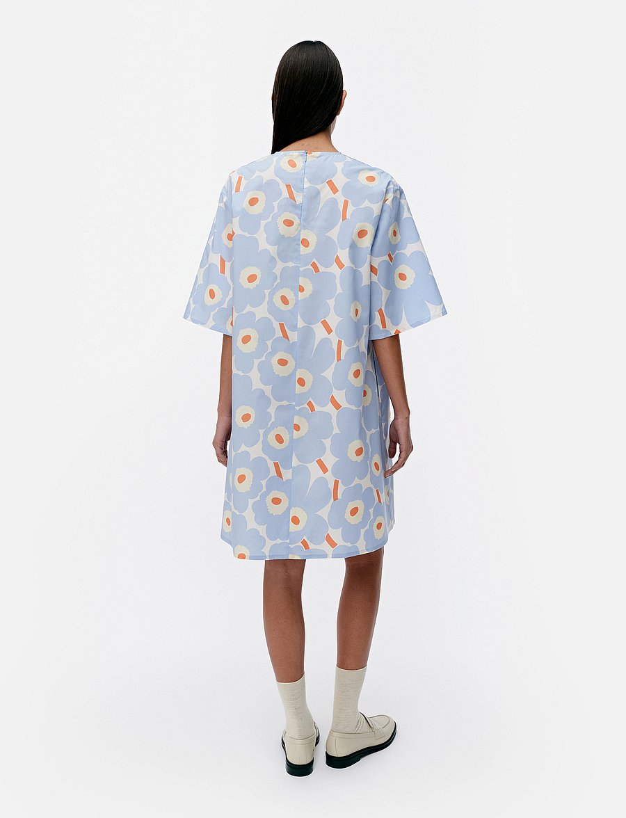 Marimekko - VOHVELI UNIKKO - light blue, orange, off white - 3