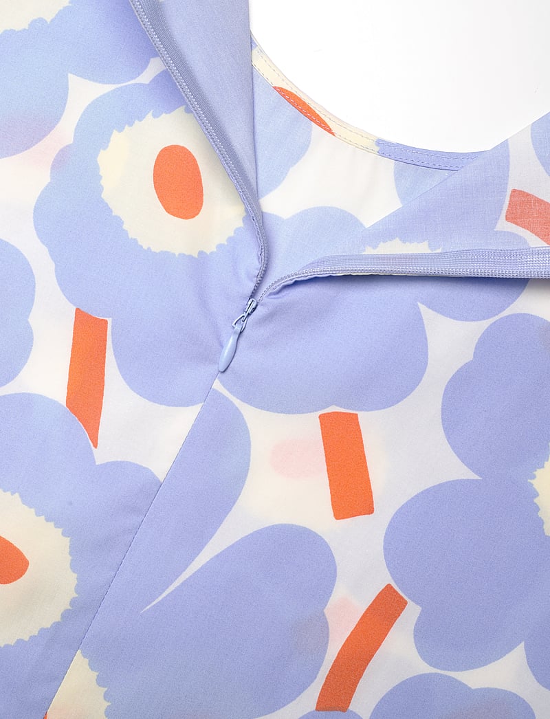 Marimekko - VOHVELI UNIKKO - sommerkleider - light blue, orange, off white - 5