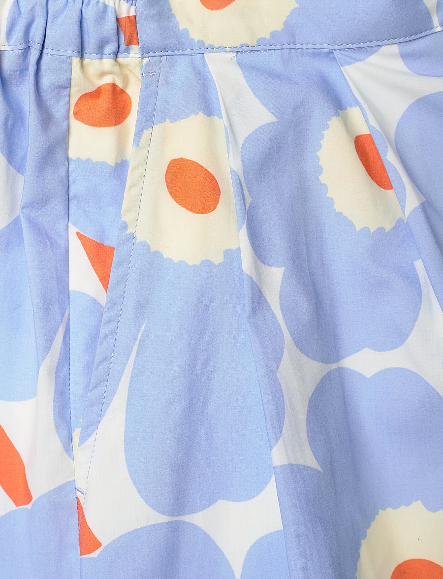 Marimekko - TUULLA UNIKKO - hosen mit geradem bein - light blue, orange, off white - 5