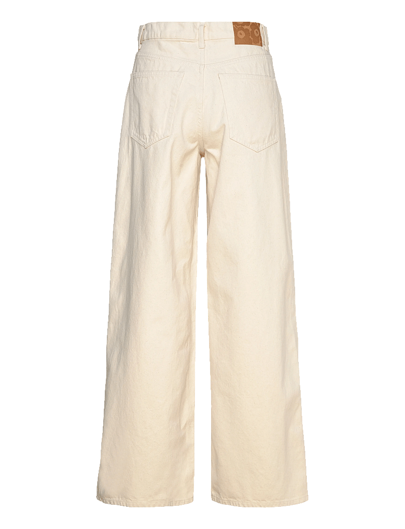 Marimekko - MARIDENIM LOOSE L - hosen mit weitem bein - natural - 1