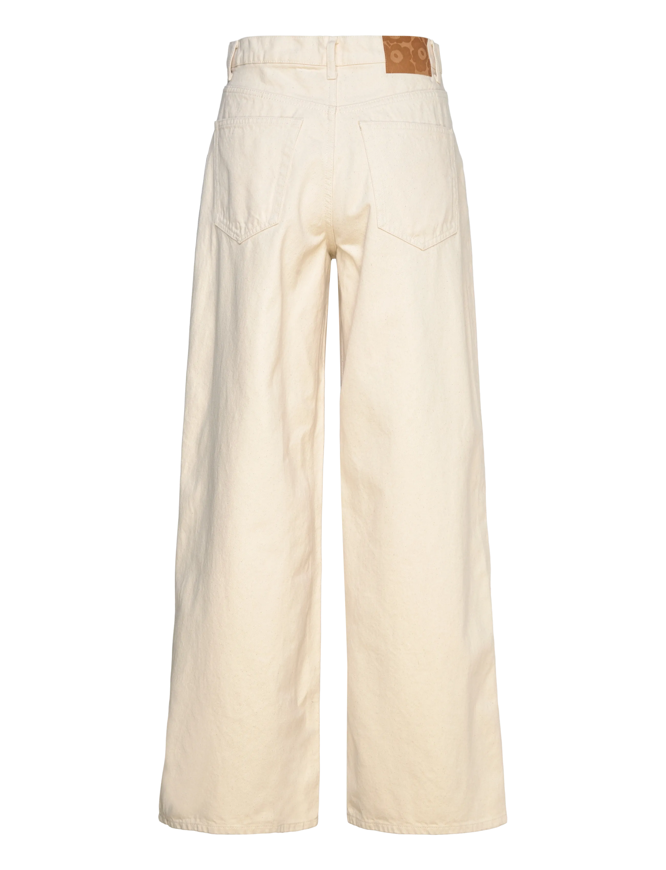 Marimekko - MARIDENIM LOOSE L - spodnie szerokie - natural - 1