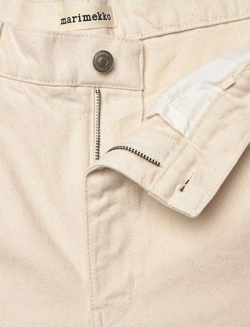 Marimekko - MARIDENIM LOOSE L - hosen mit weitem bein - natural - 3