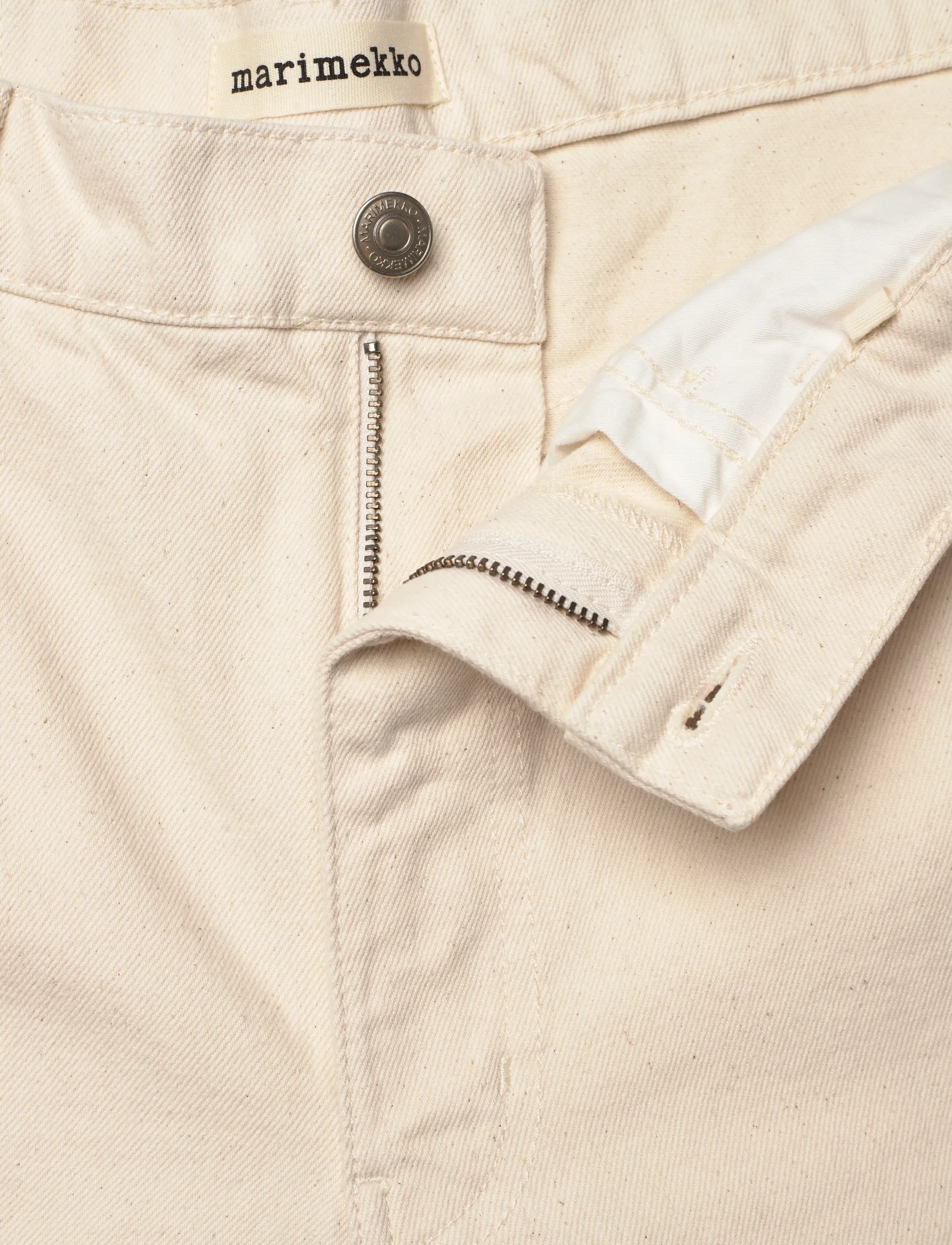Marimekko - MARIDENIM LOOSE L - spodnie szerokie - natural - 3