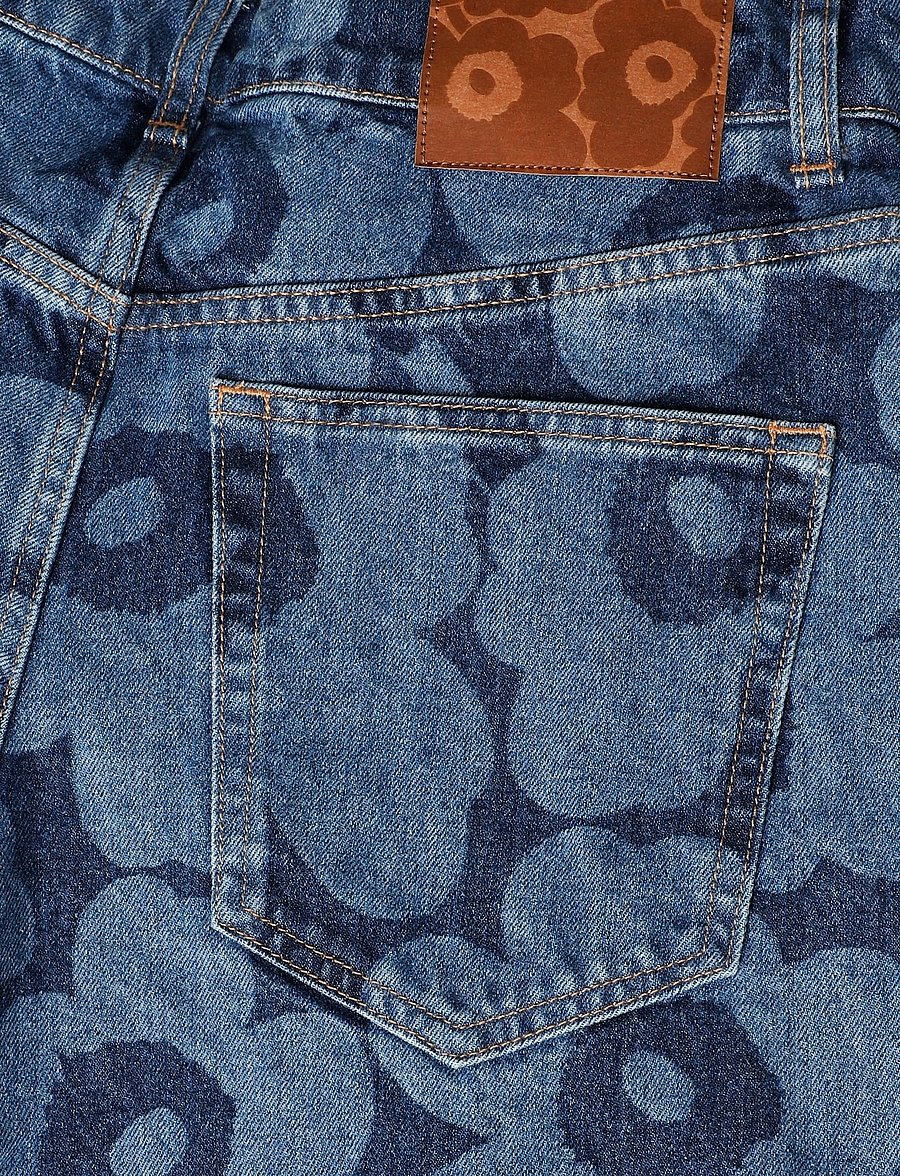 Marimekko - MARIDENIM LOOSE UNIKKO S - vida jeans - mid indigo - 4
