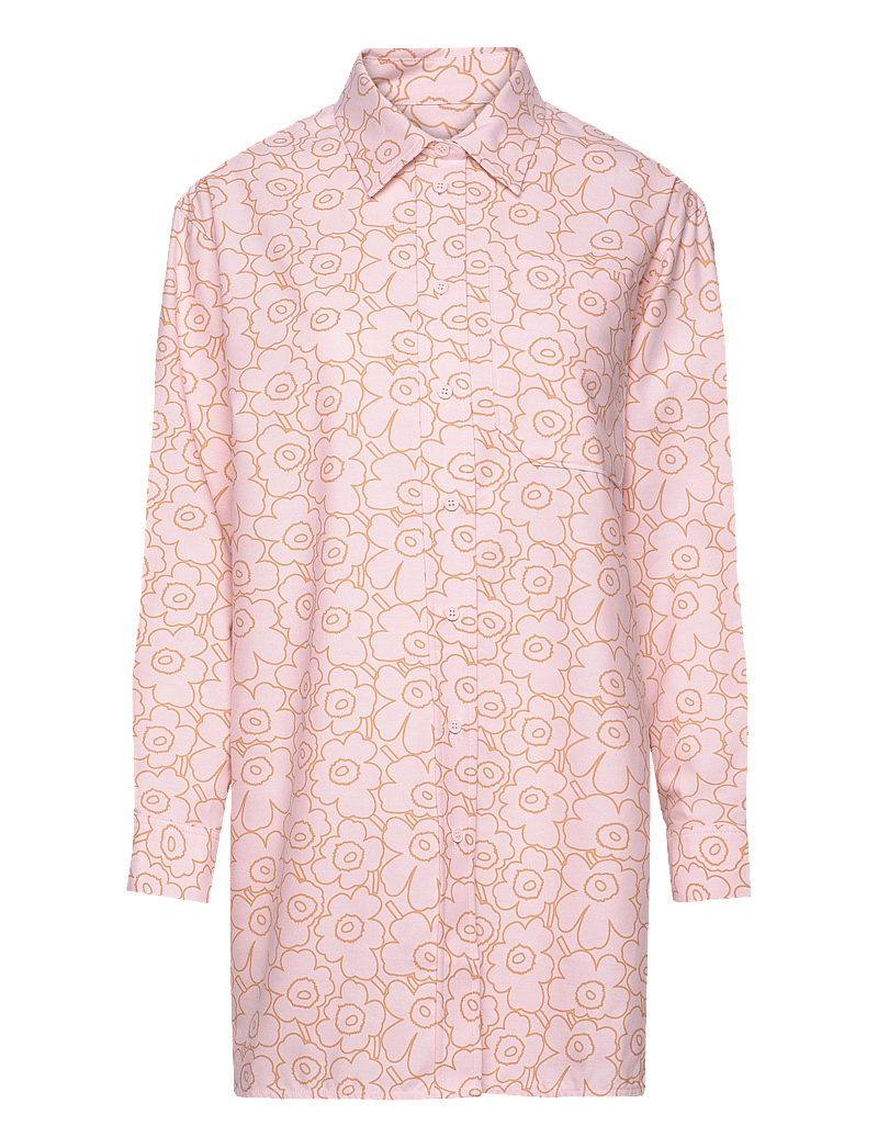 Marimekko - PROFIILI PIIRTO UNIKKO - pikkade varrukatega särgid - rose, light brown - 1