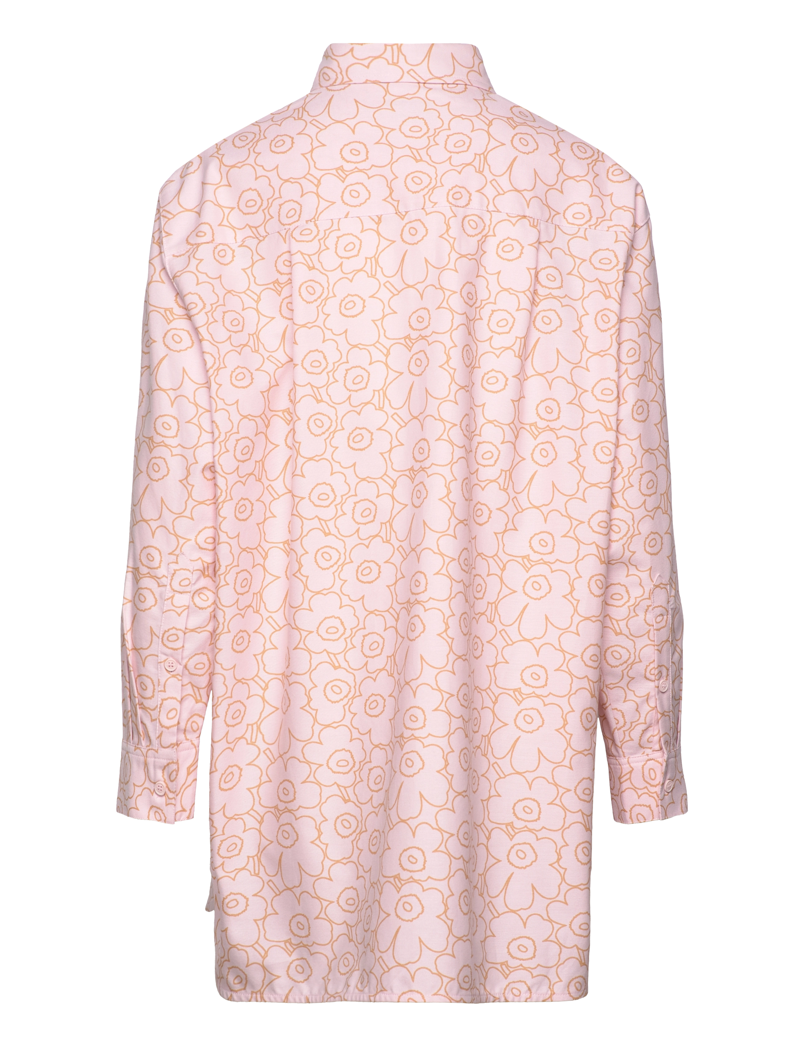 Marimekko - PROFIILI PIIRTO UNIKKO - langärmlige hemden - rose, light brown - 2