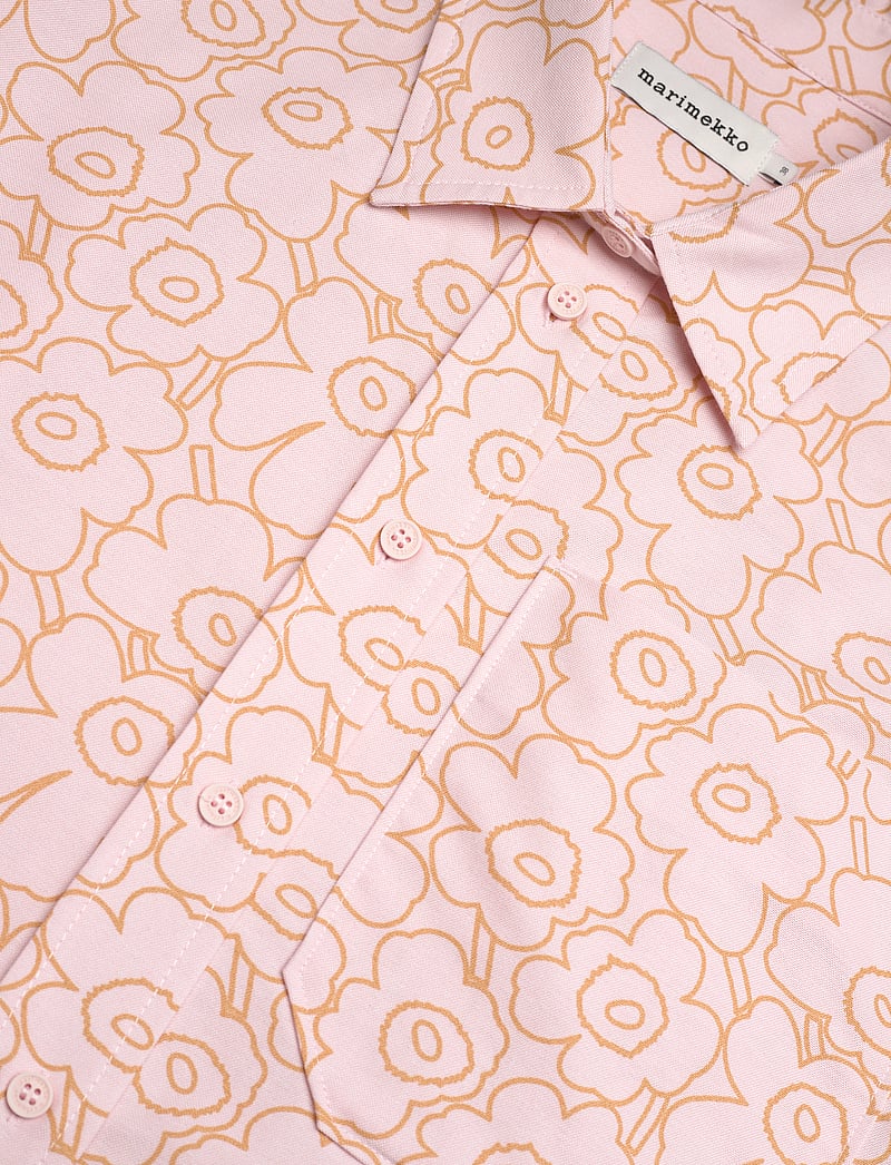 Marimekko - PROFIILI PIIRTO UNIKKO - pikkade varrukatega särgid - rose, light brown - 5