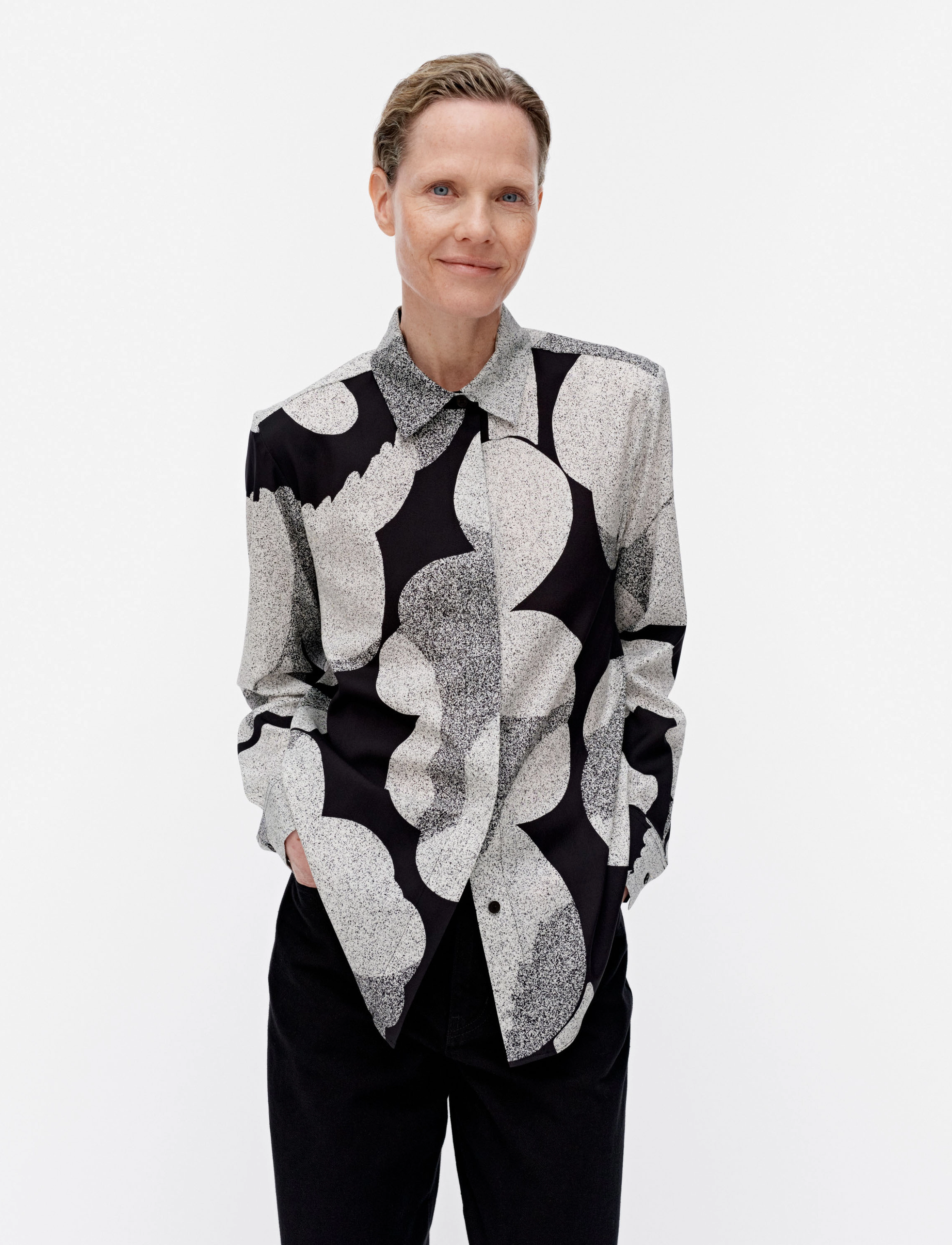 Marimekko - MAIJA UNIKKO - black, off white - 4