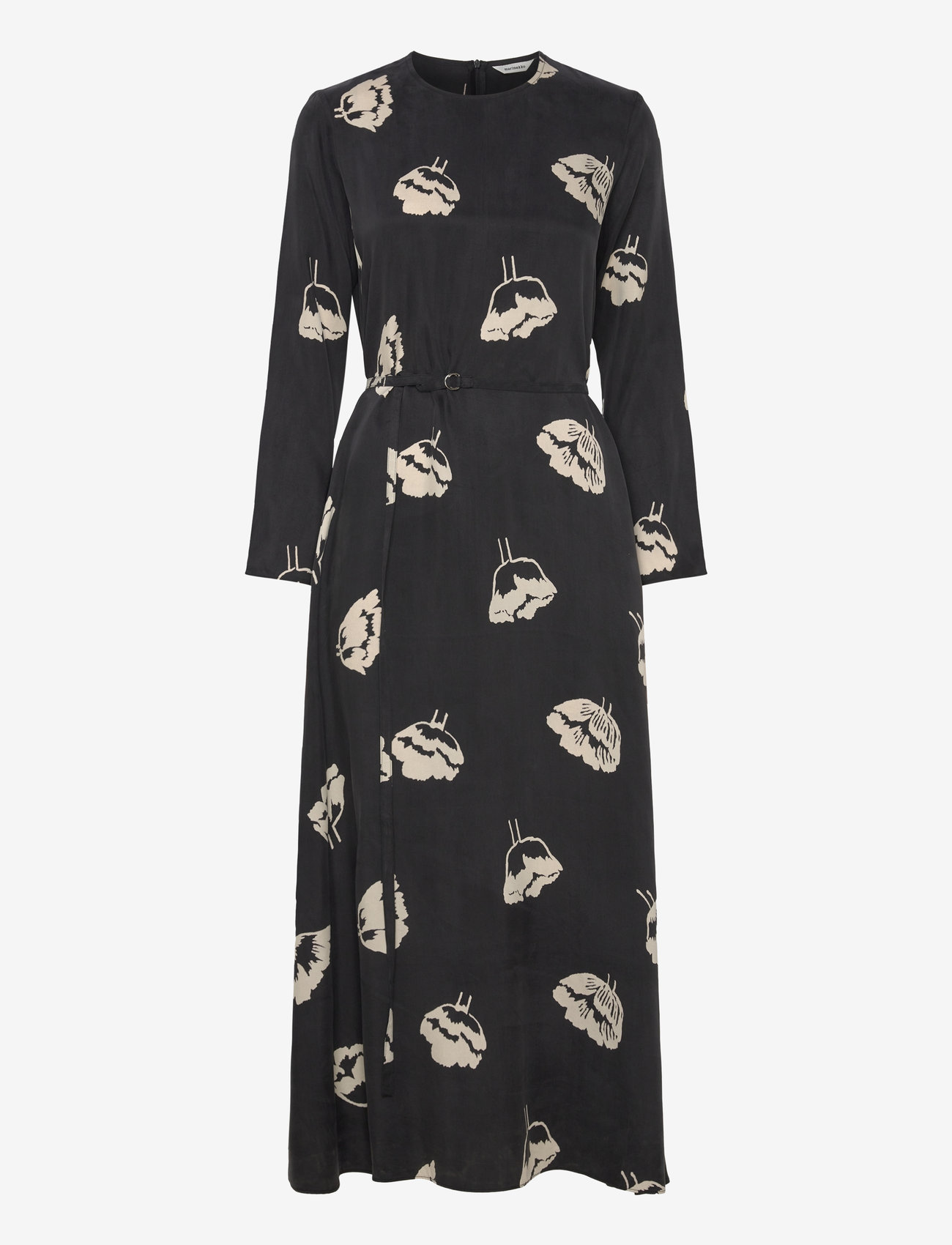 Marimekko - KAVERUS MYSKI - midiklänningar - black, off white - 1