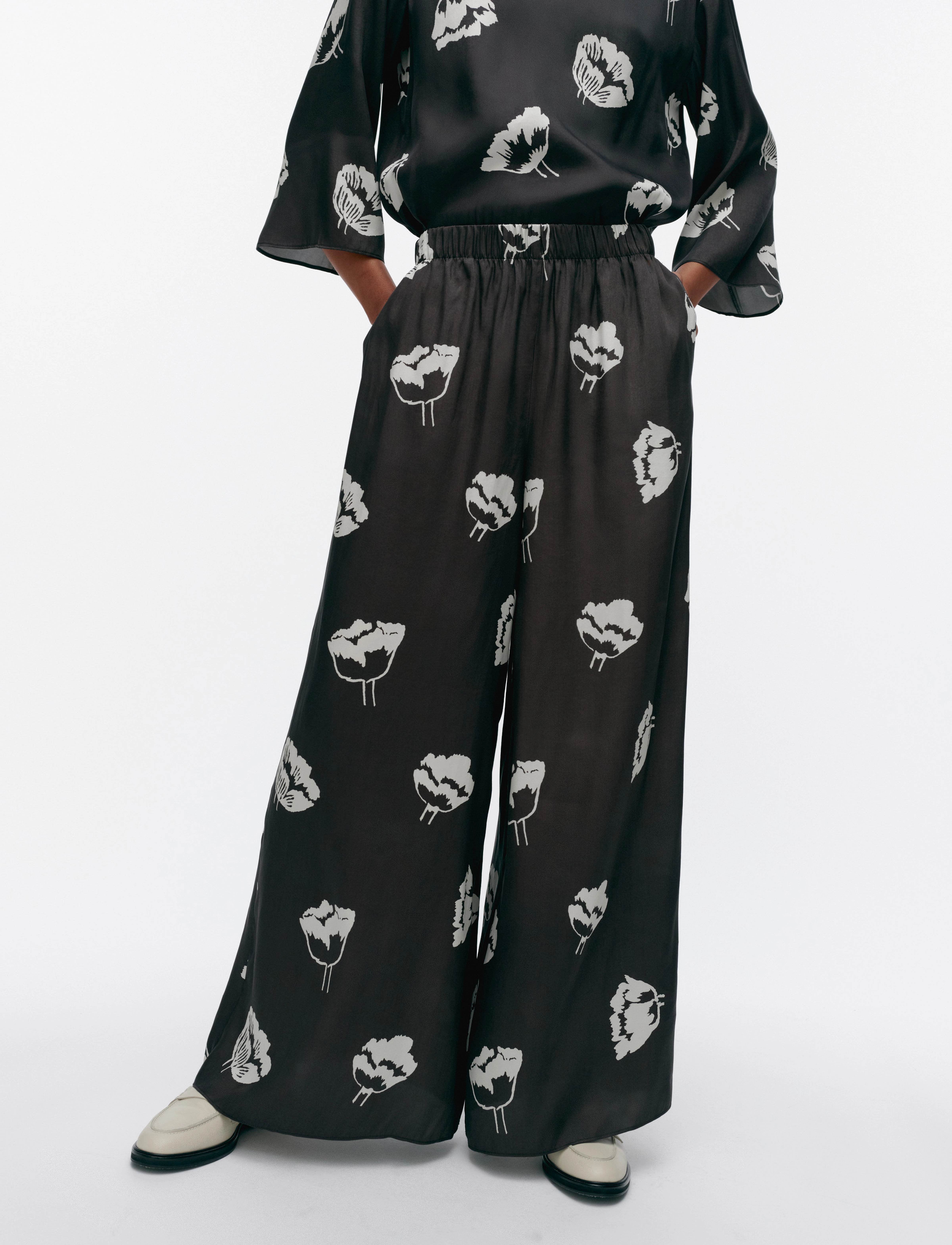 Marimekko - ERANTO MYSKI - black, off white - 4