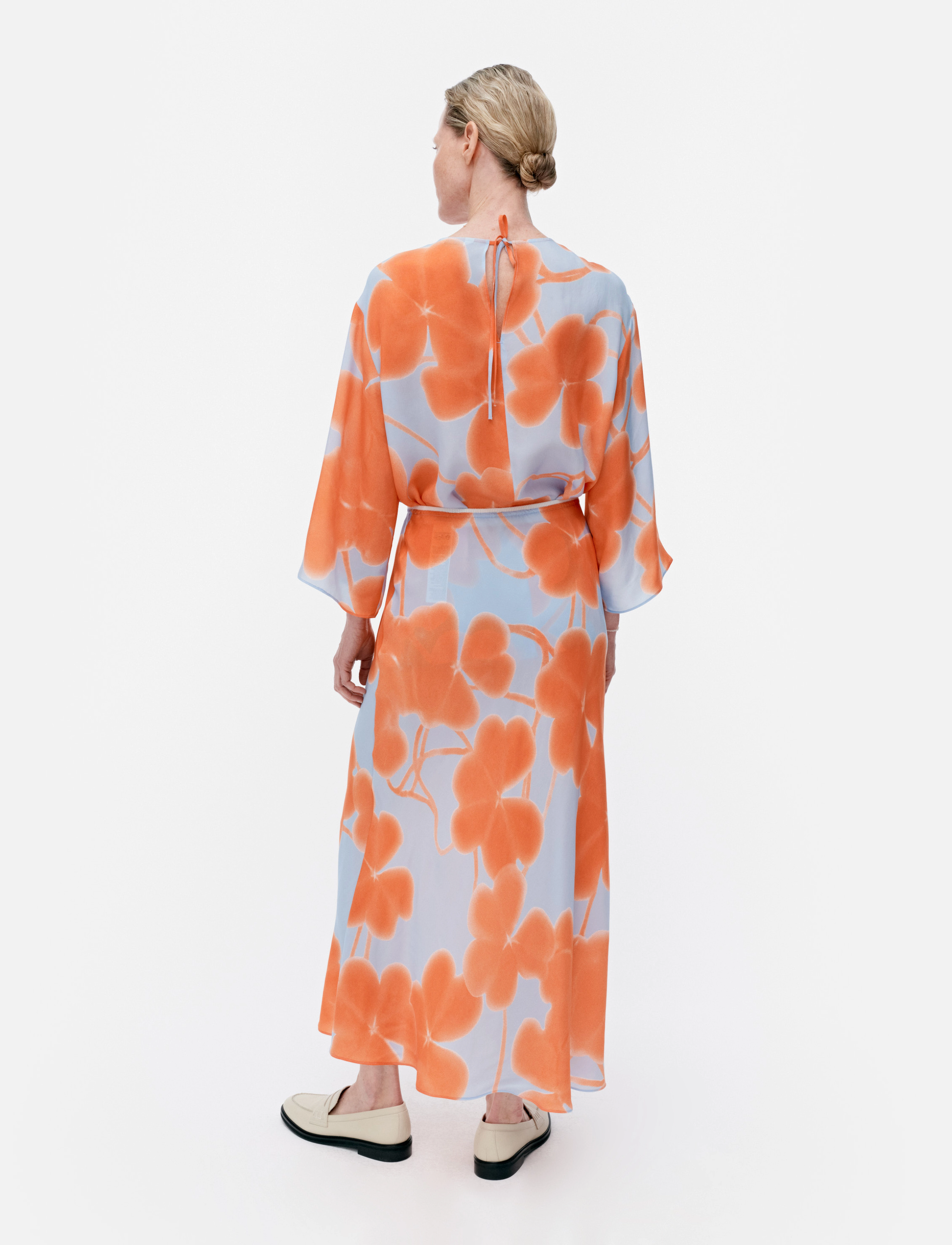 Marimekko - EKSPRESSIO KETUNLEIPÄ - midihameet - light blue, orange, light pink - 3