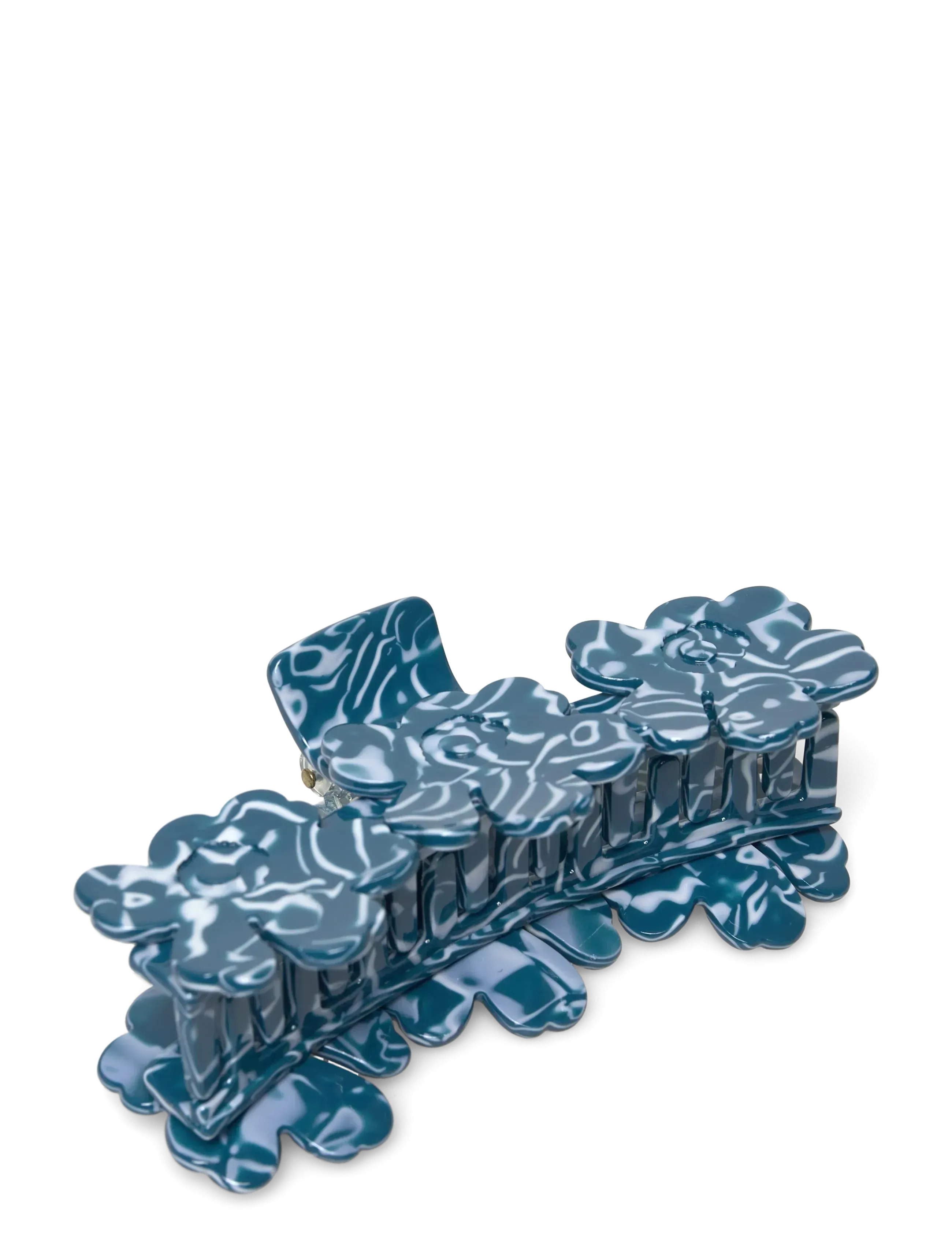 Marimekko - MINI UNIKKO HAIR CLIP - blue white - 1
