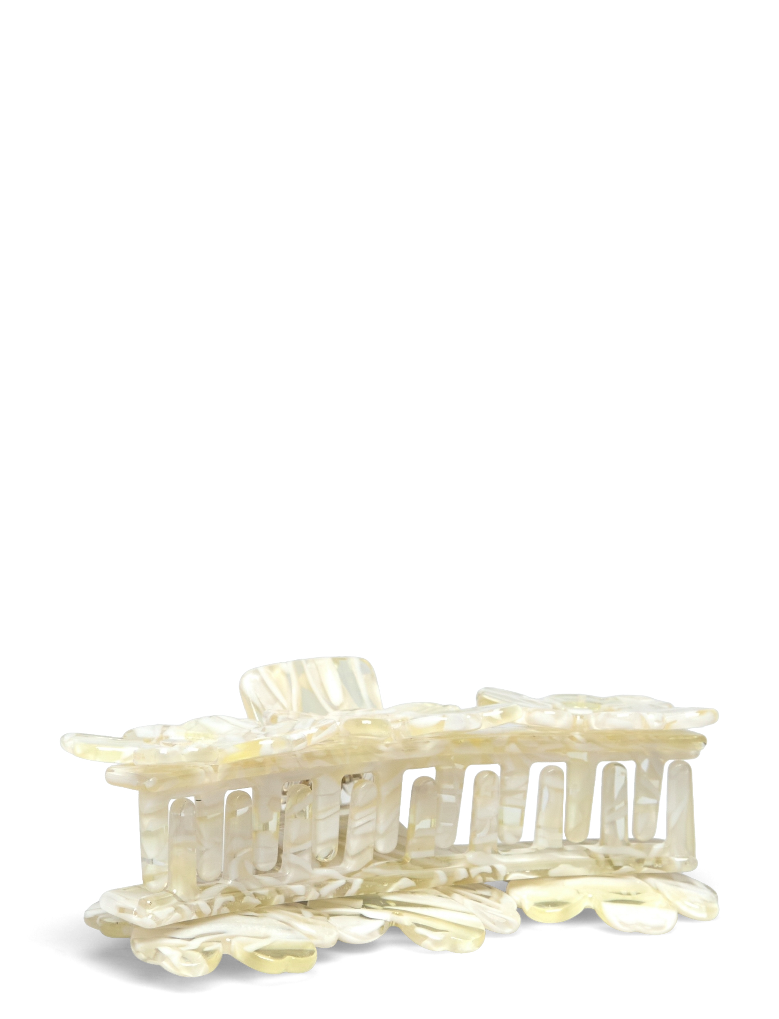 Marimekko - MINI UNIKKO HAIR CLIP - yellow white - 1
