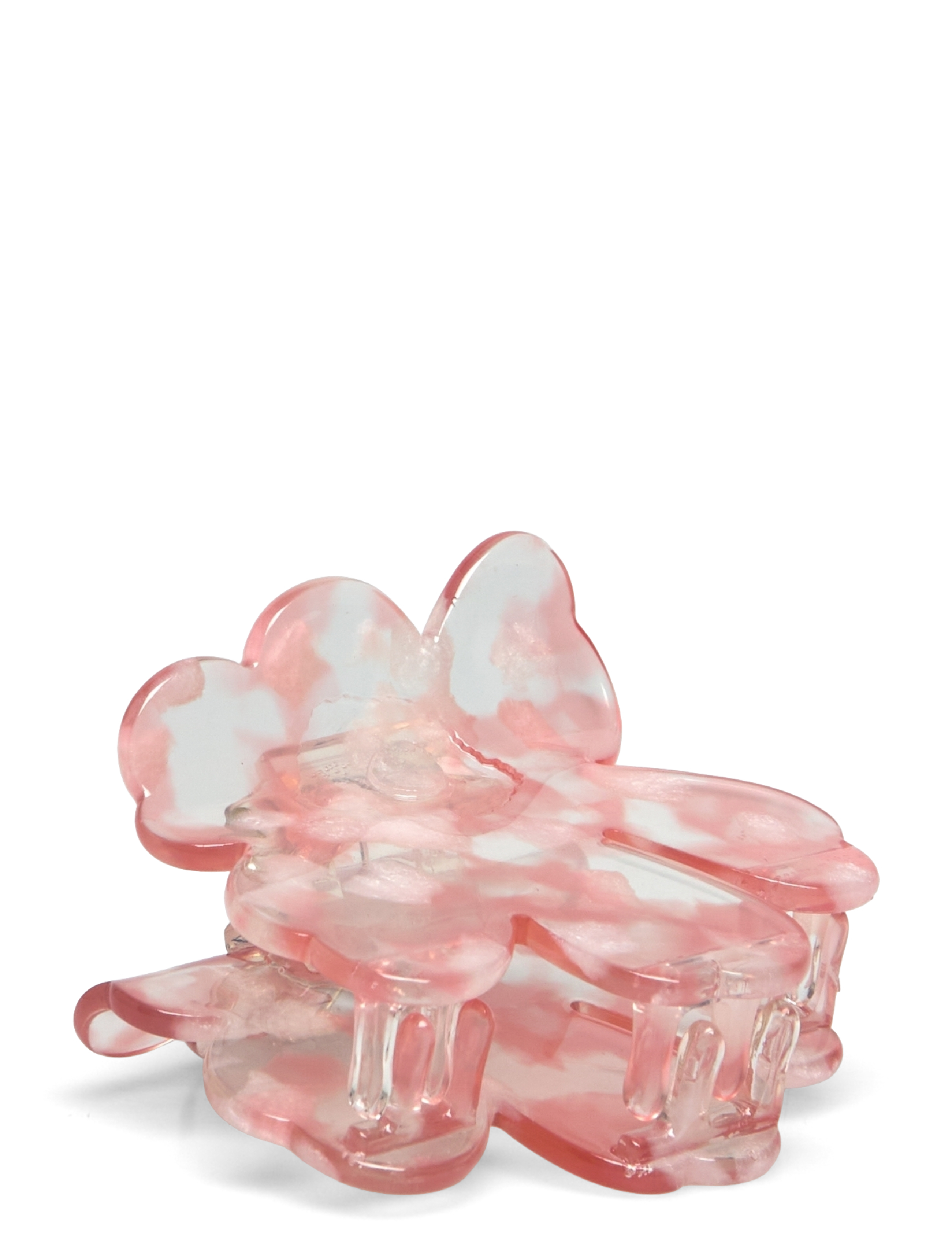 Marimekko - UNIKKO HAIR CLIP SMALL - pink white - 2