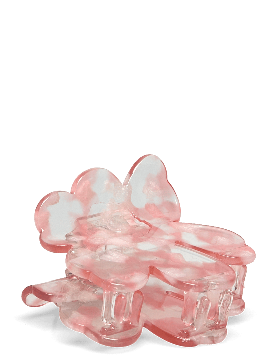 Marimekko - UNIKKO HAIR CLIP SMALL - pink white - 2
