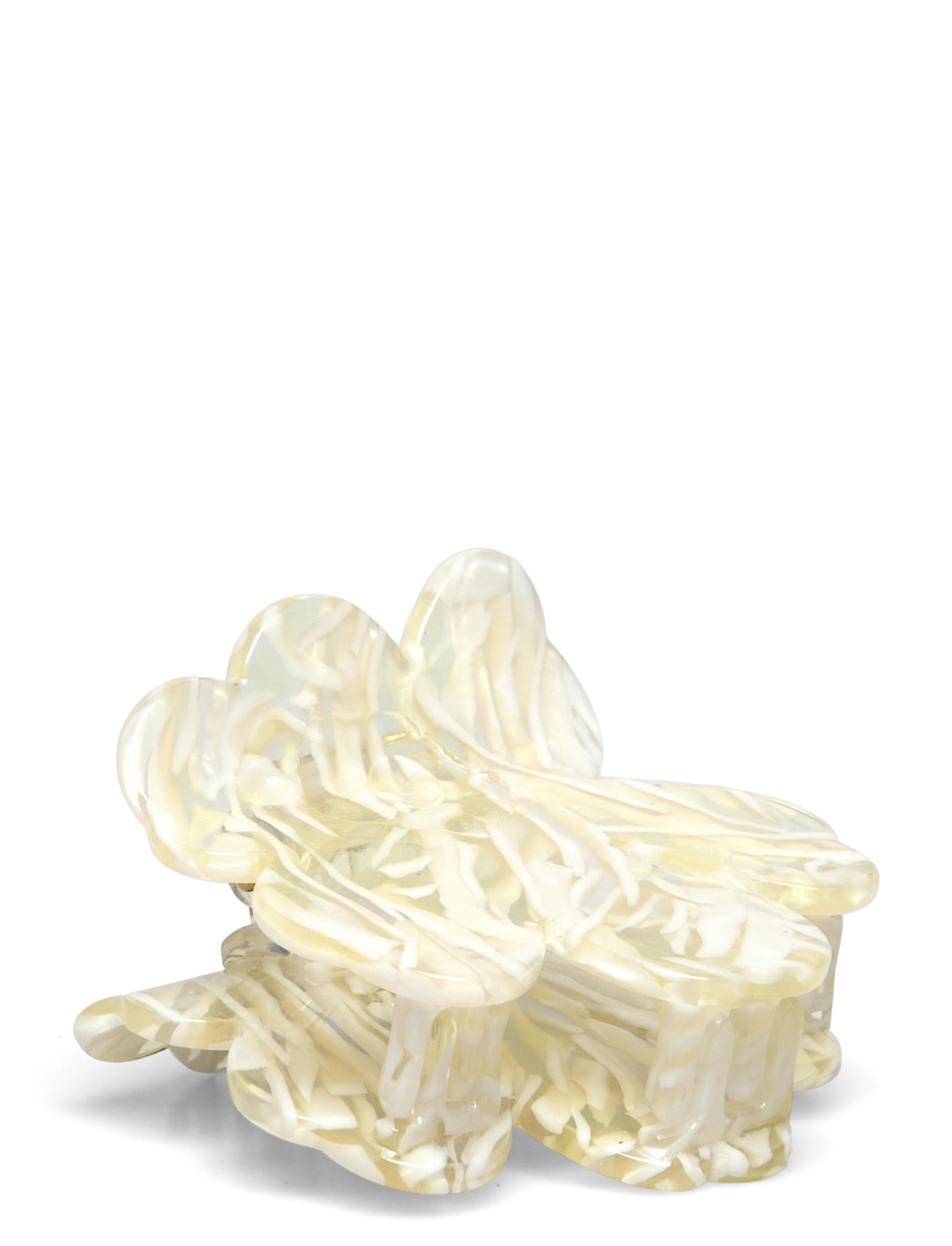 Marimekko - UNIKKO HAIR CLIP SMALL - yellow white - 2