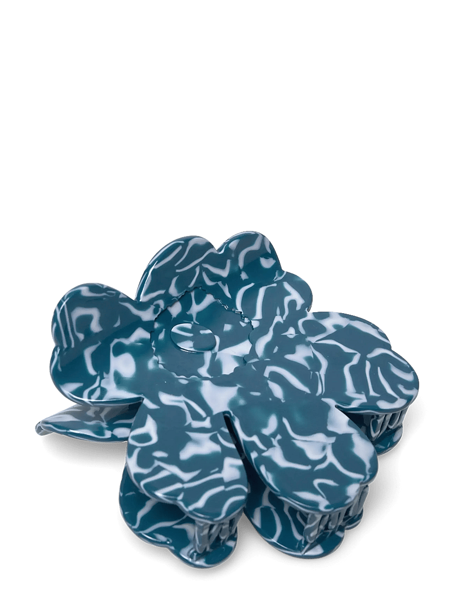 Marimekko - UNIKKO HAIR CLIP LARGE - hårklämmor - blue white - 0