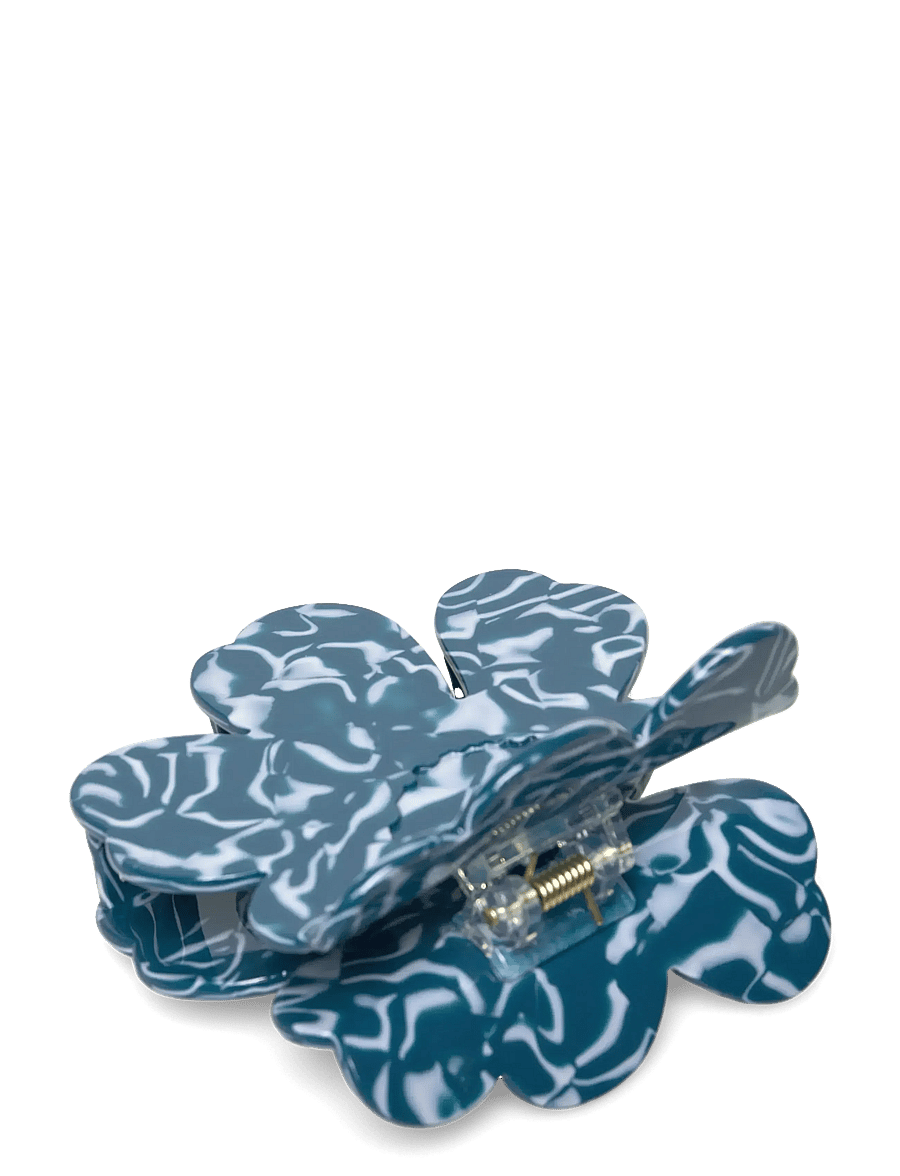 Marimekko - UNIKKO HAIR CLIP LARGE - hårklämmor - blue white - 1