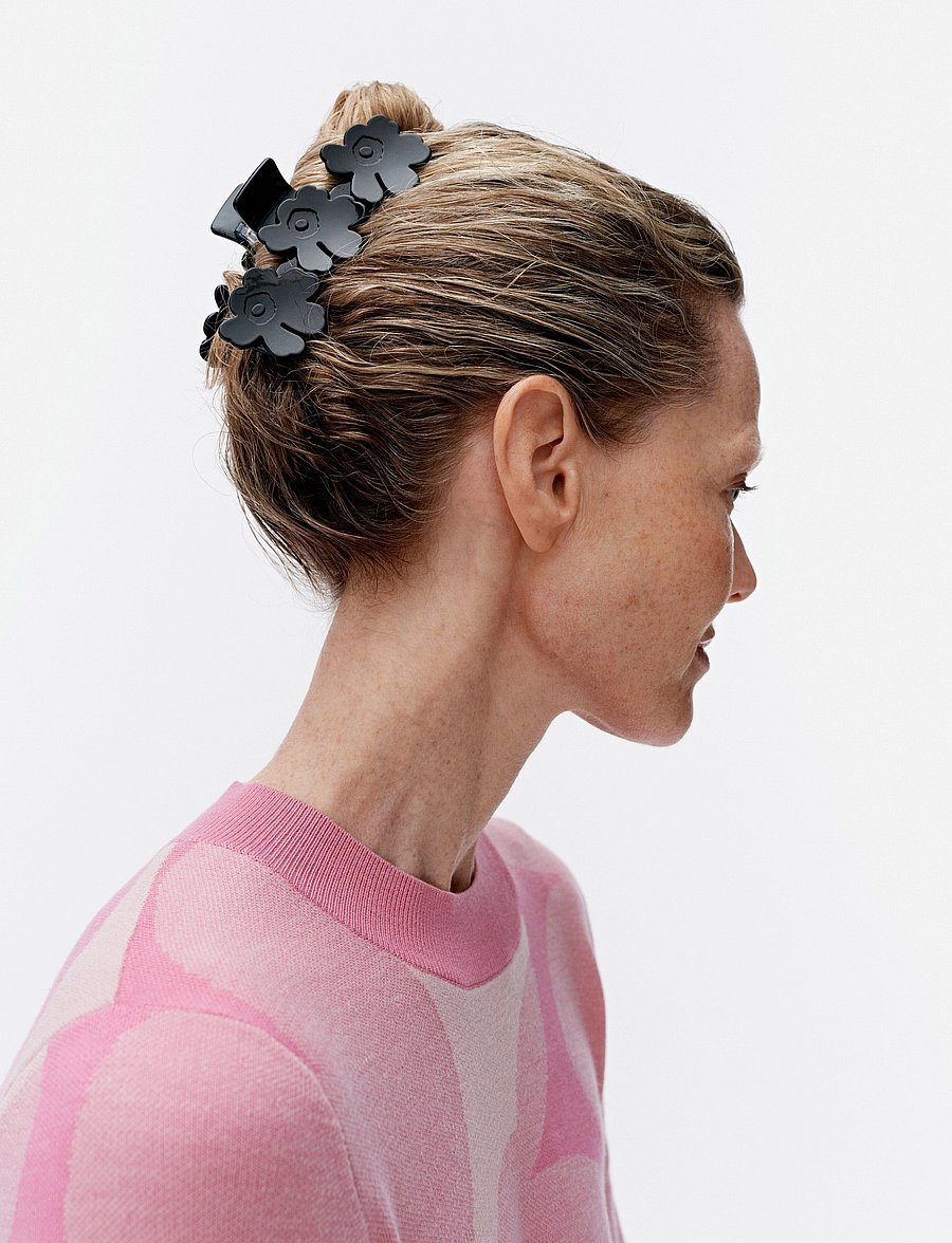 Marimekko - MINI UNIKKO HAIR CLIP - haarkrallen - black - 0
