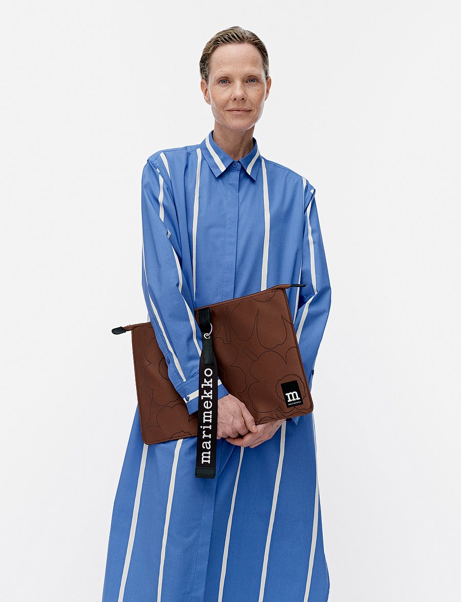 Marimekko - SLEEVE 13" PIIRTO UNIKKO - brown, black - 0