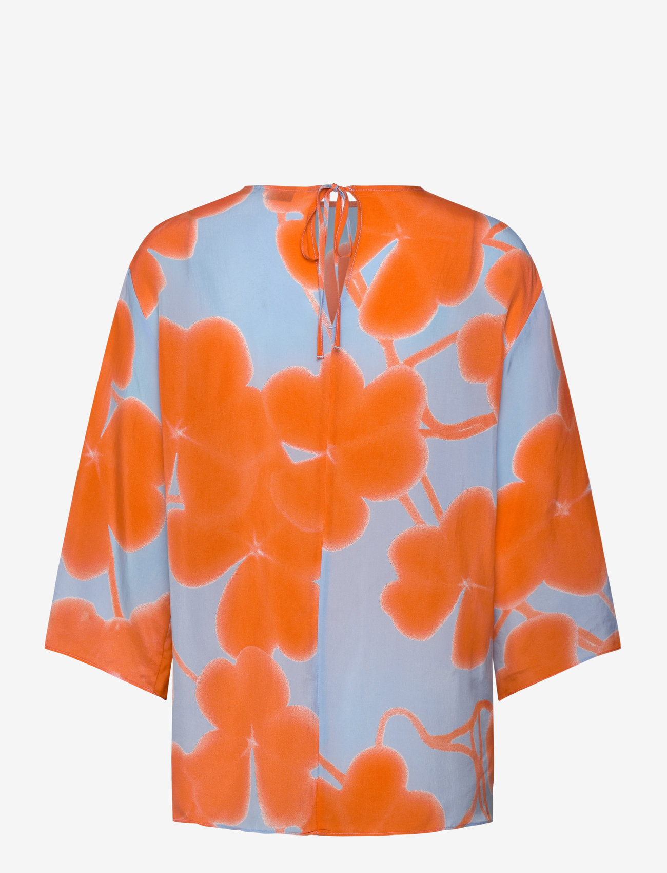 Marimekko - OAJA KETUNLEIPÄ - kortærmede bluser - light blue, orange, light pink - 1