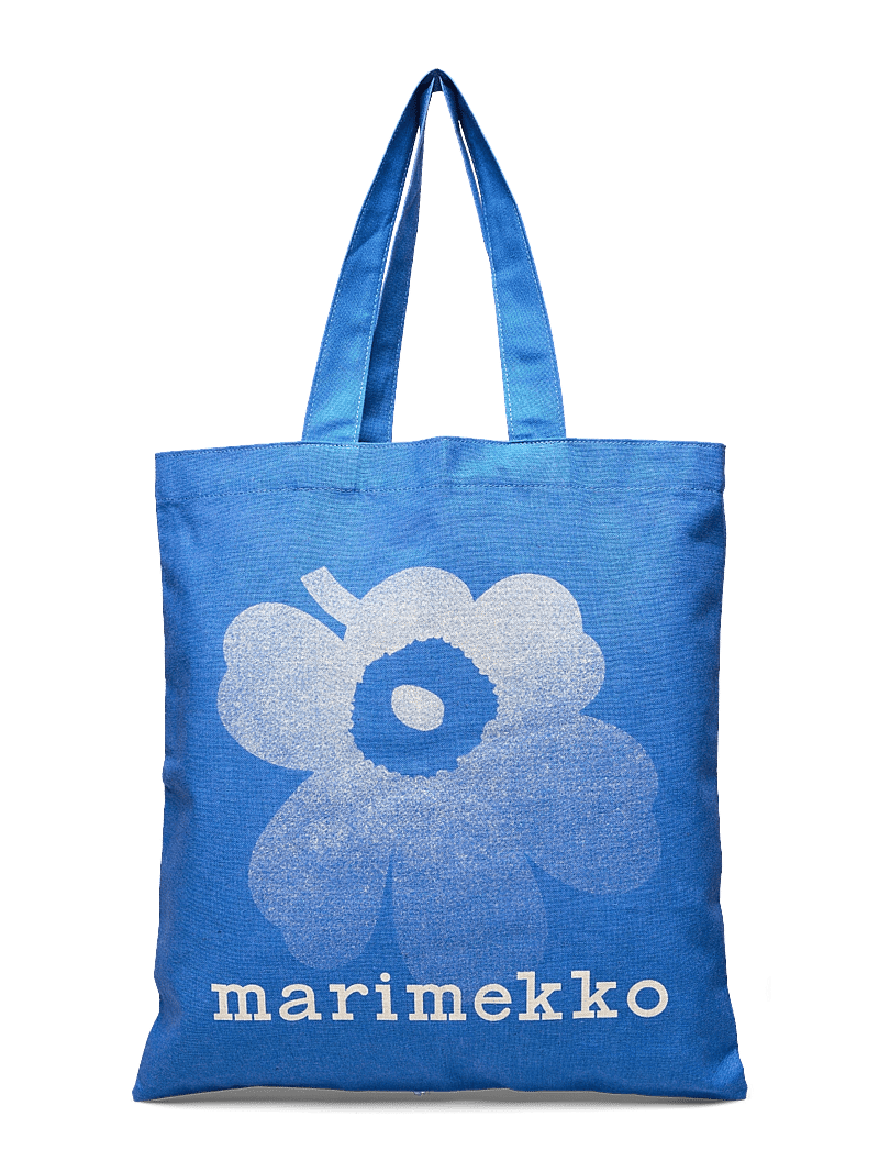 Marimekko - VANKKA UNIKKO PLACEMENT - tote-stiilis kotid - blue, off white - 2